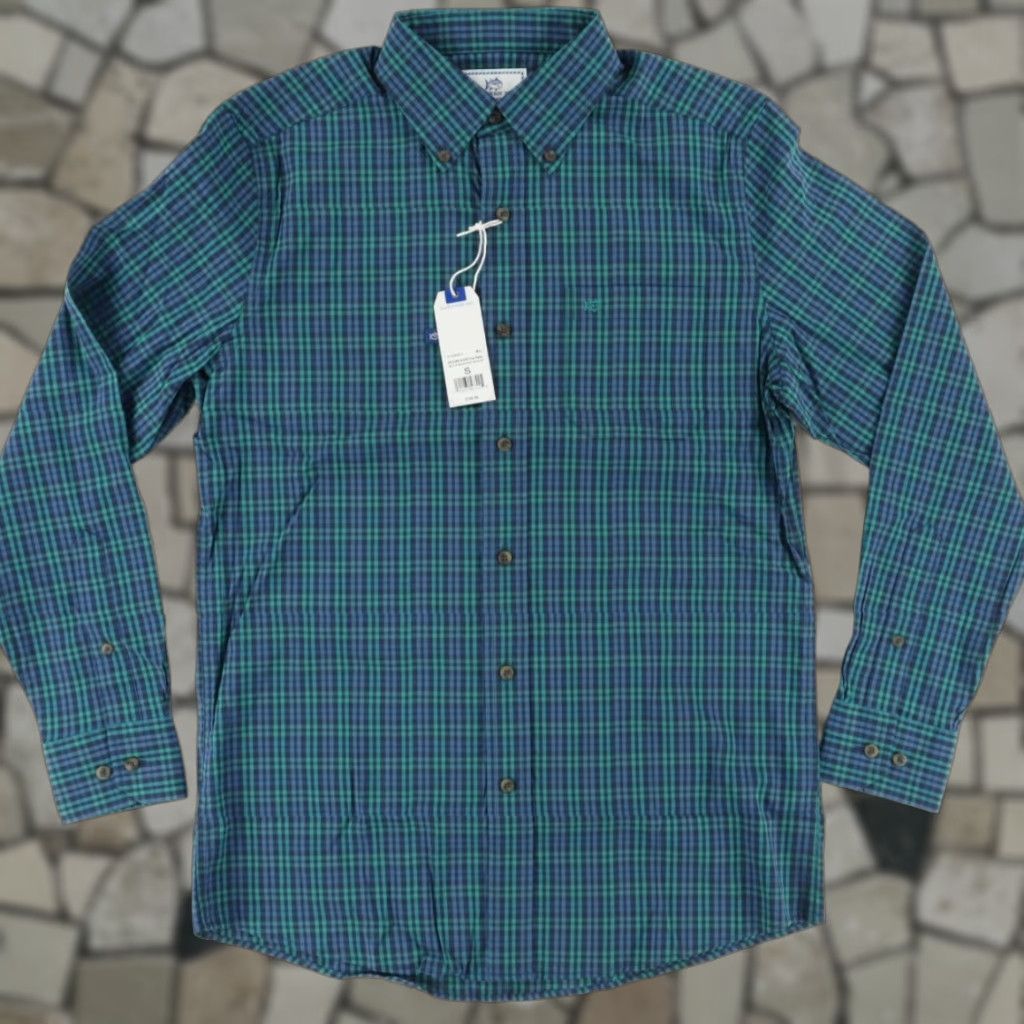 Southern Tide Southern Tide Shirt Deene Coastal Passage Stretch Navy Plaid Long Sleeve Button Down Mens S Size US S / EU 44-46 / 1 - 1 Thumbnail