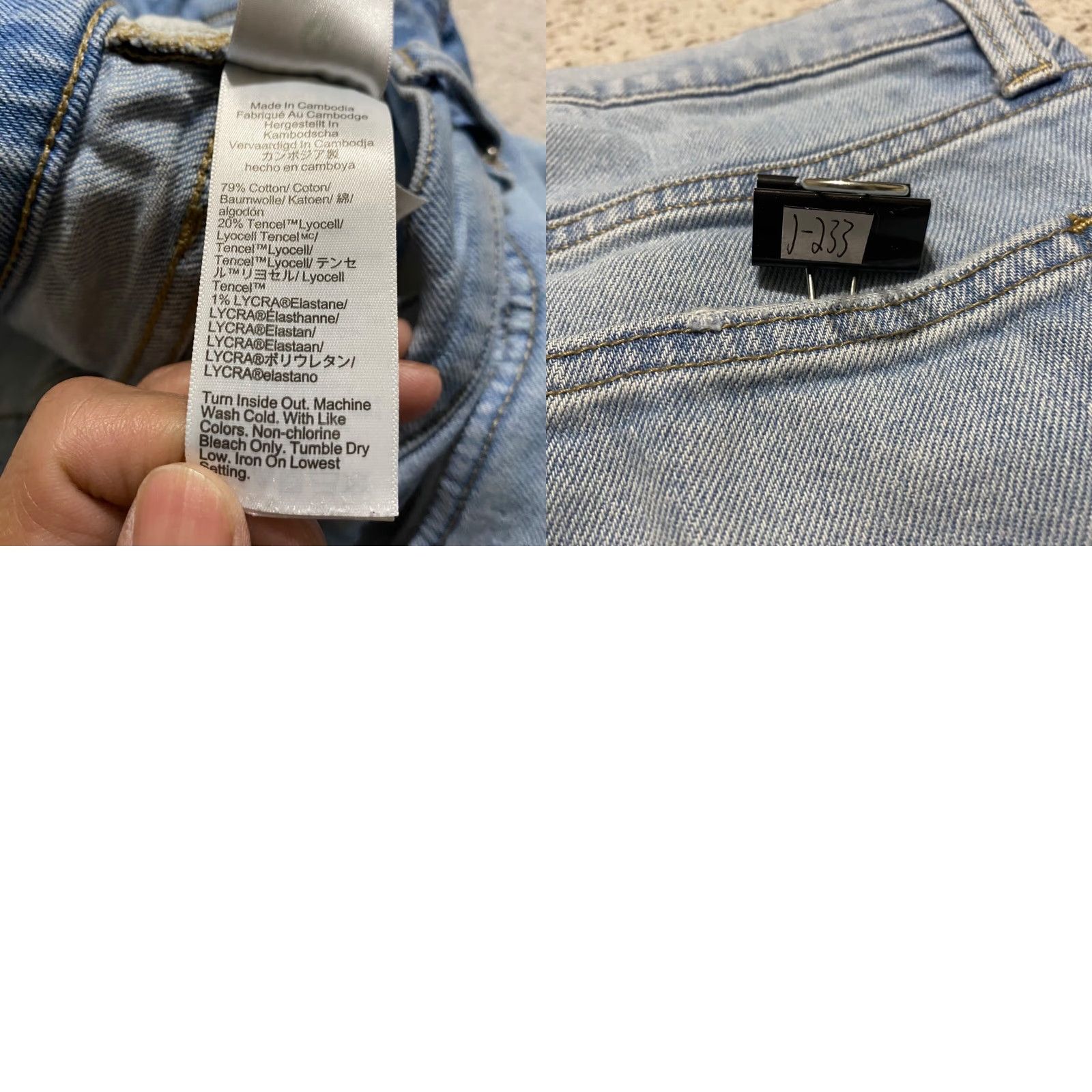 J.Crew J.CREW Jeans Blue Denim Light Wash Distressed Mid Rise 28 Adults Womens Straight 5-Pocket Denim Size 28" / US 6 / IT 42 - 9 Thumbnail