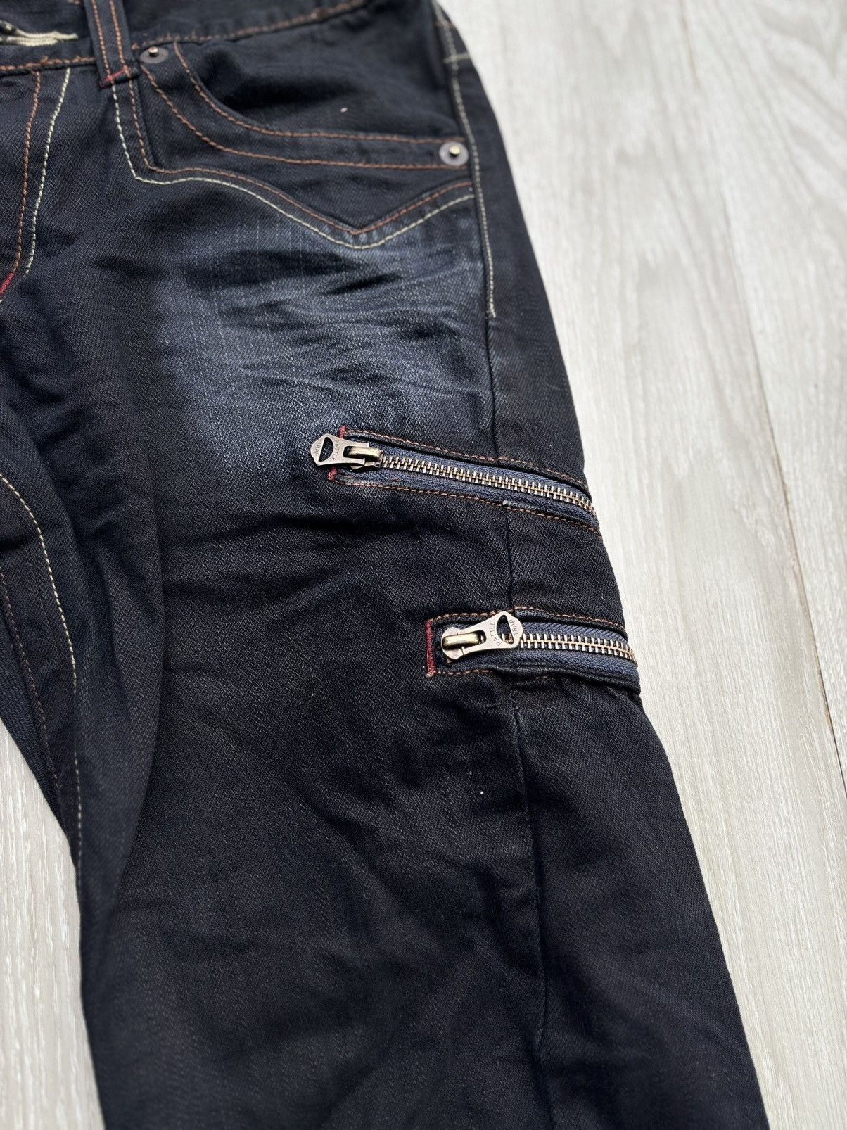 Japanese Brand Ratle trapp tribal flare jeans Size US 29 - 4 Thumbnail