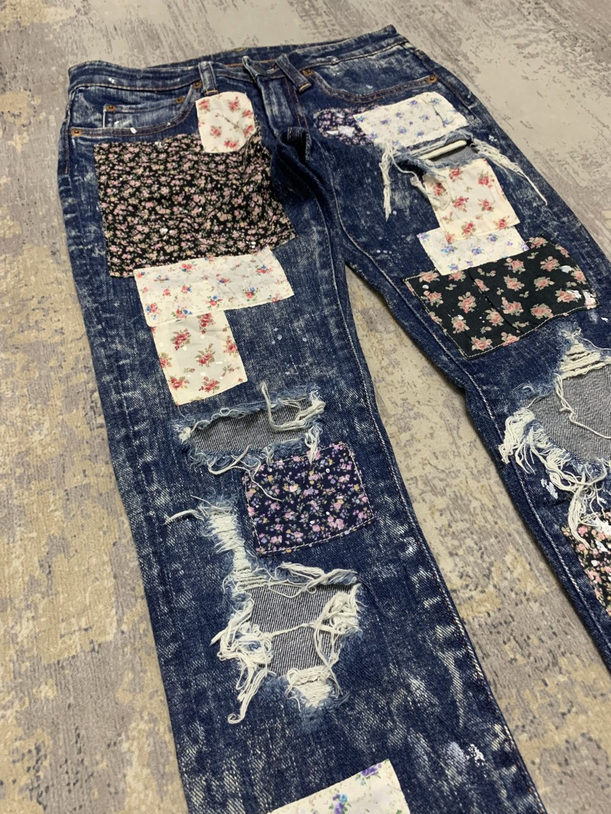 Seditionaries RNA Inc Seditionaries Hell Star Punk Style Skiny Jeans Size US 27 - 4 Thumbnail