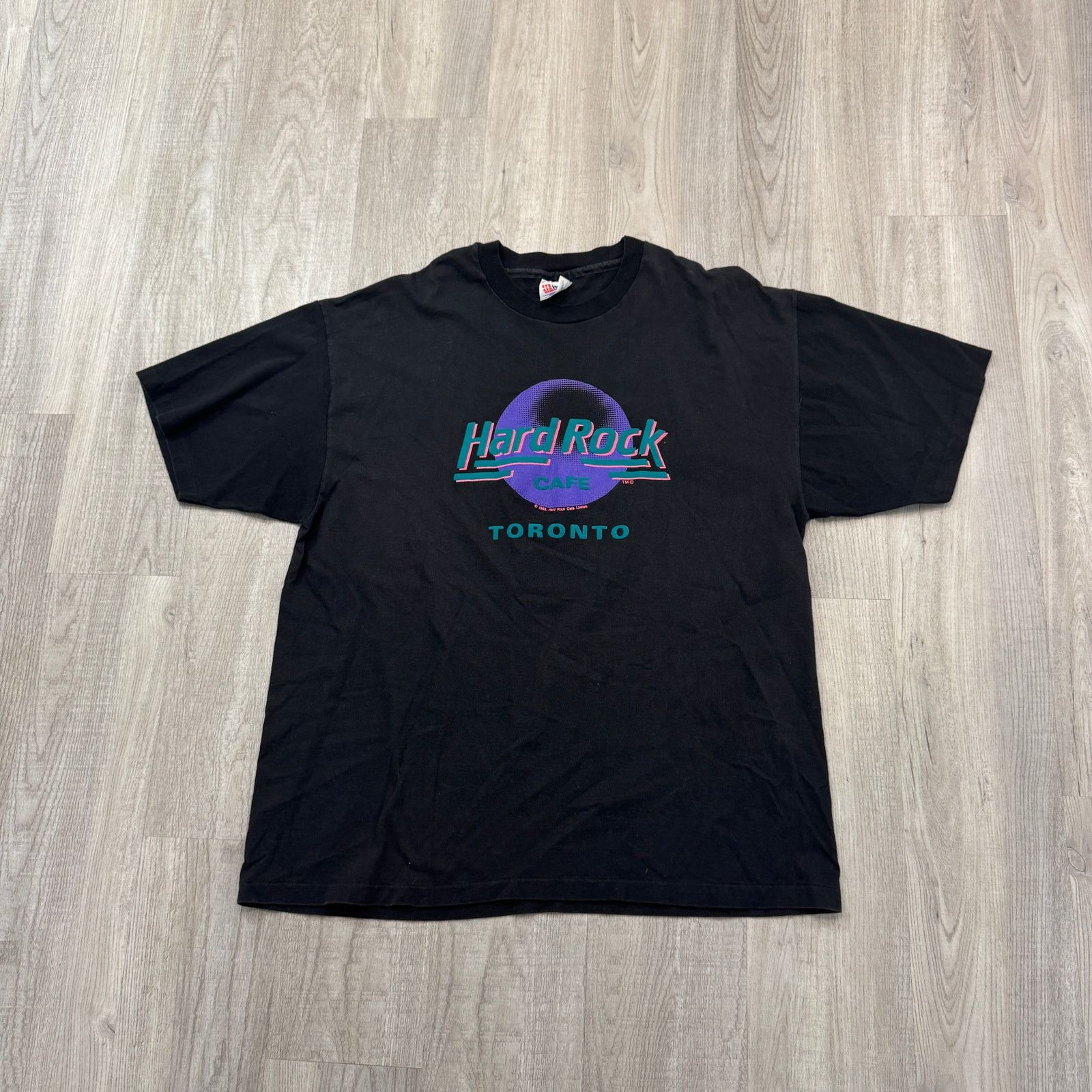 Vintage Vintage Hard Rock Cafe Toronto Shirt Men's Extra Large 1989 Size US XL / EU 56 / 4 - 1 Thumbnail