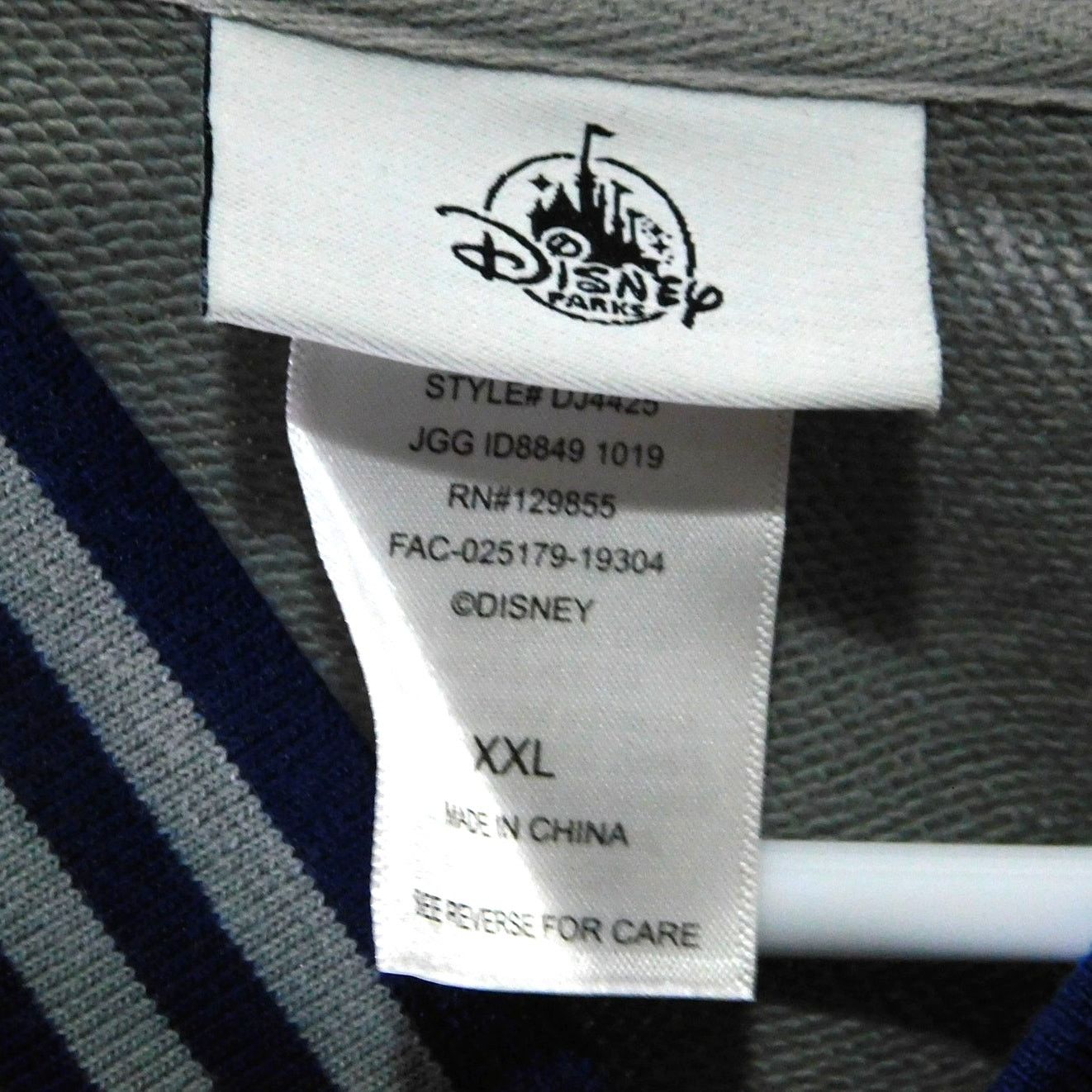 Disney Mickey Mouse Letterman Jacket Size 2XL Gray Blue Soft Shell Size US XXL / EU 58 / 5 - 3 Thumbnail