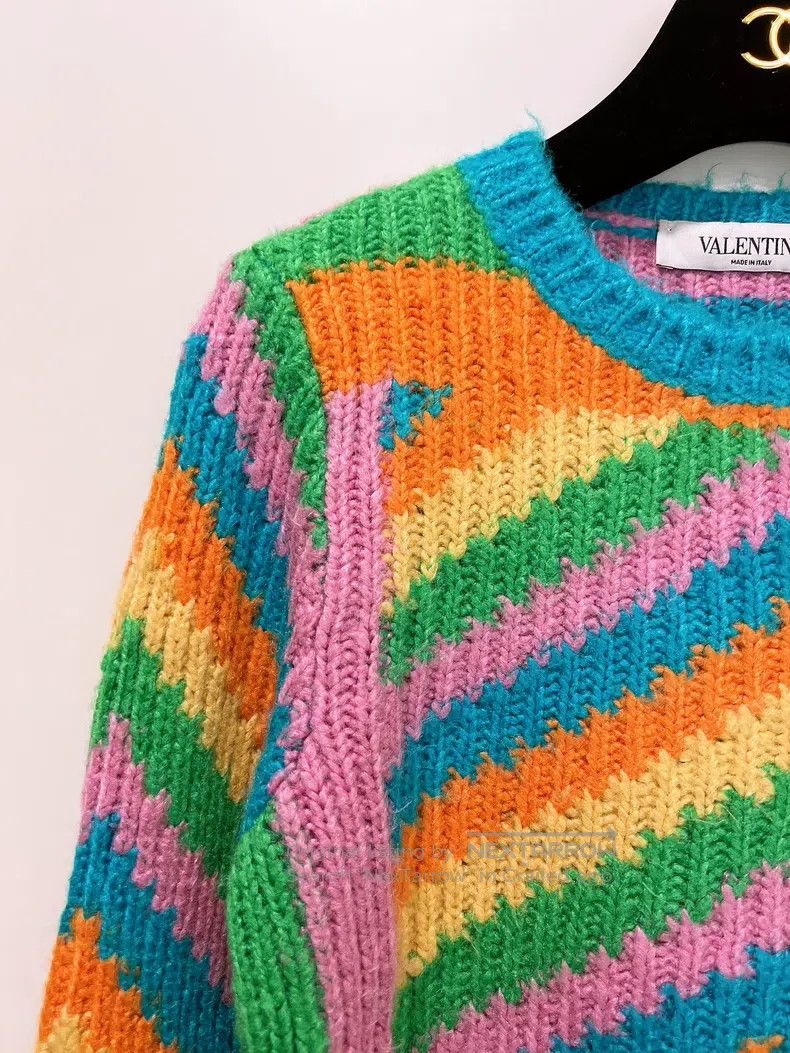 Valentino Valentino Color-blocked sweater knitwear Size S / US 4 / IT 40 - 3 Thumbnail