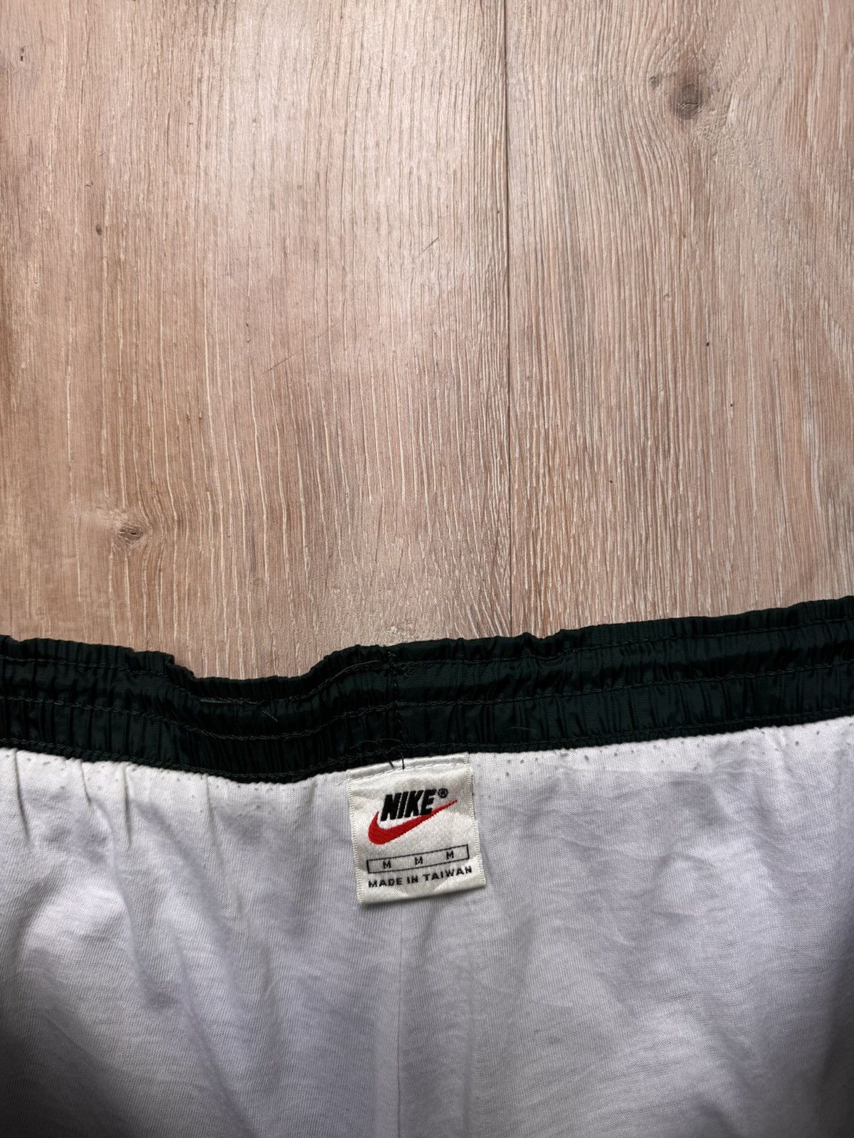 Nike × Vintage Vintage 90s Nike Solo Swoosh Trackpants Jogger Adjustable Size US 32 / EU 48 - 4 Thumbnail