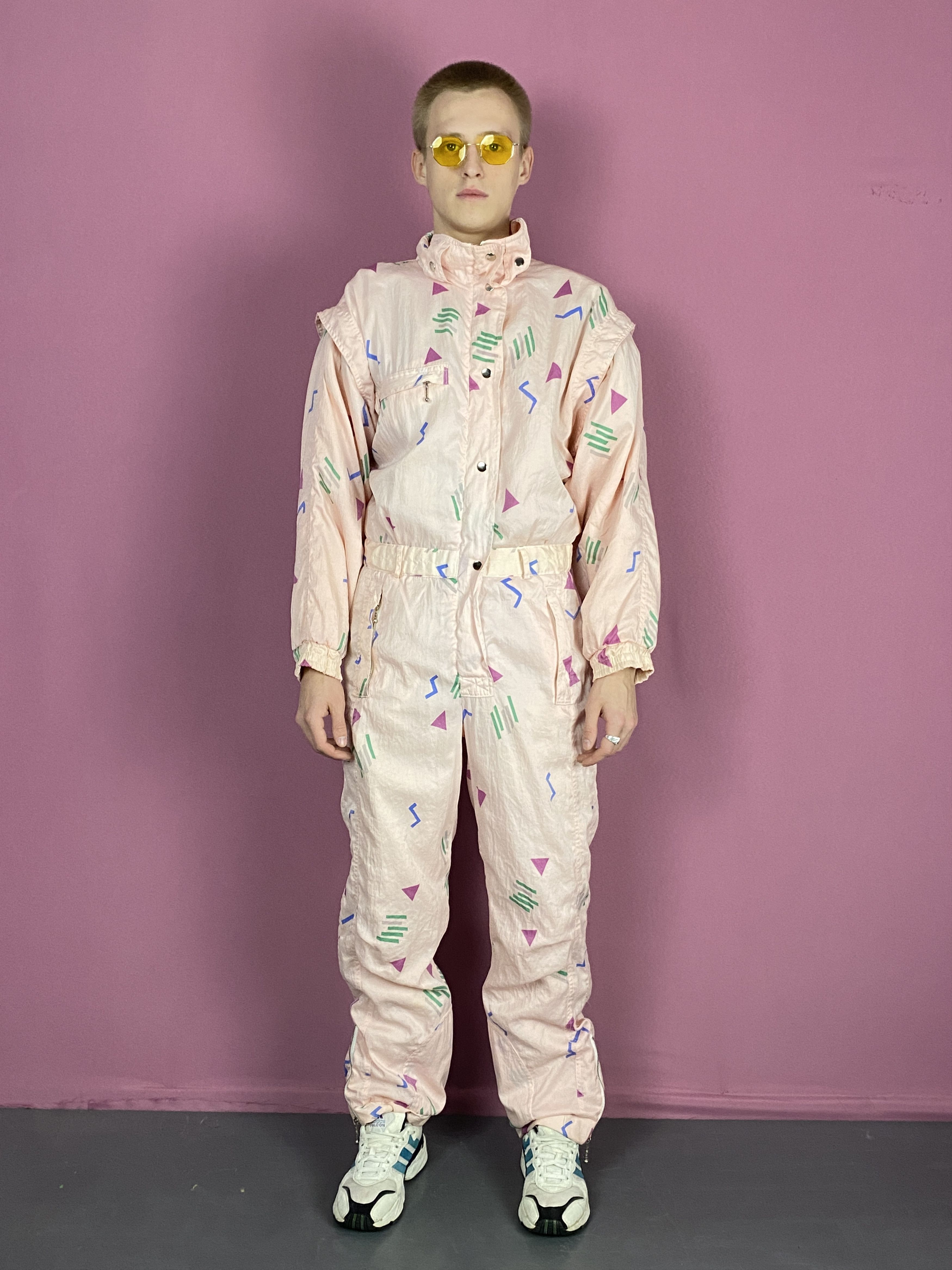 H&M 90s Puls SKI by H&M Vintage Men's One Piece Ski Suit - S Size US S / EU 44-46 / 1 - 3 Thumbnail