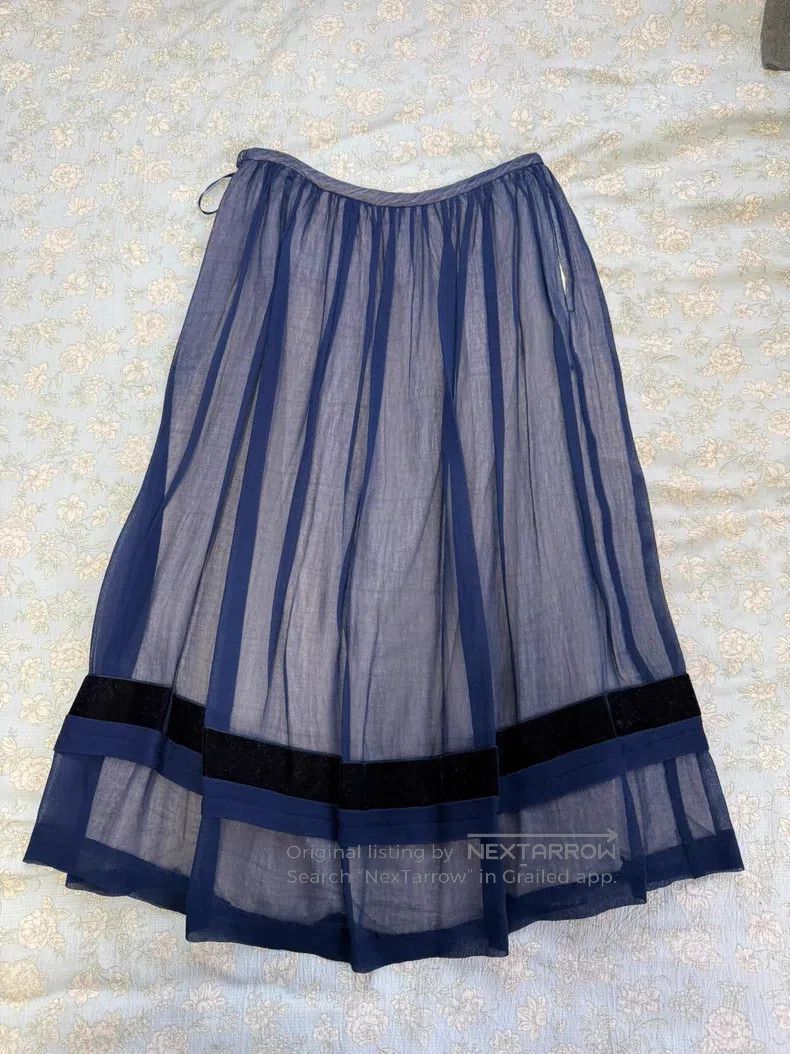 Comme des Garcons Comme Des Garcons size M Aqua Spirit Butterfly Velvet Ligh Size 23" - 4 Thumbnail