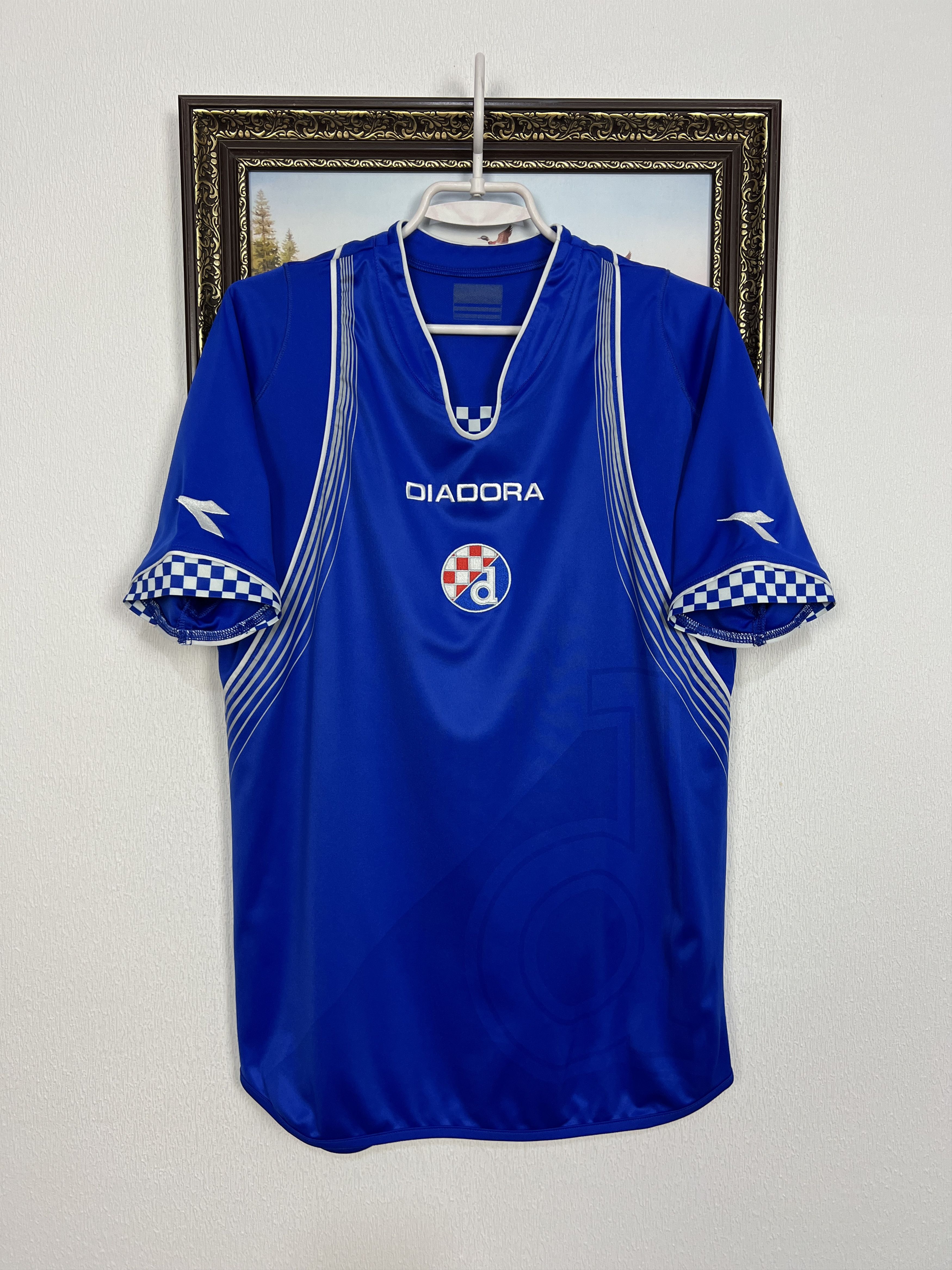 Diadora 2007 Dinamo Zagreb Football Shirt Soccer Jersey Trikot Size US L / EU 52-54 / 3 - 1 Thumbnail