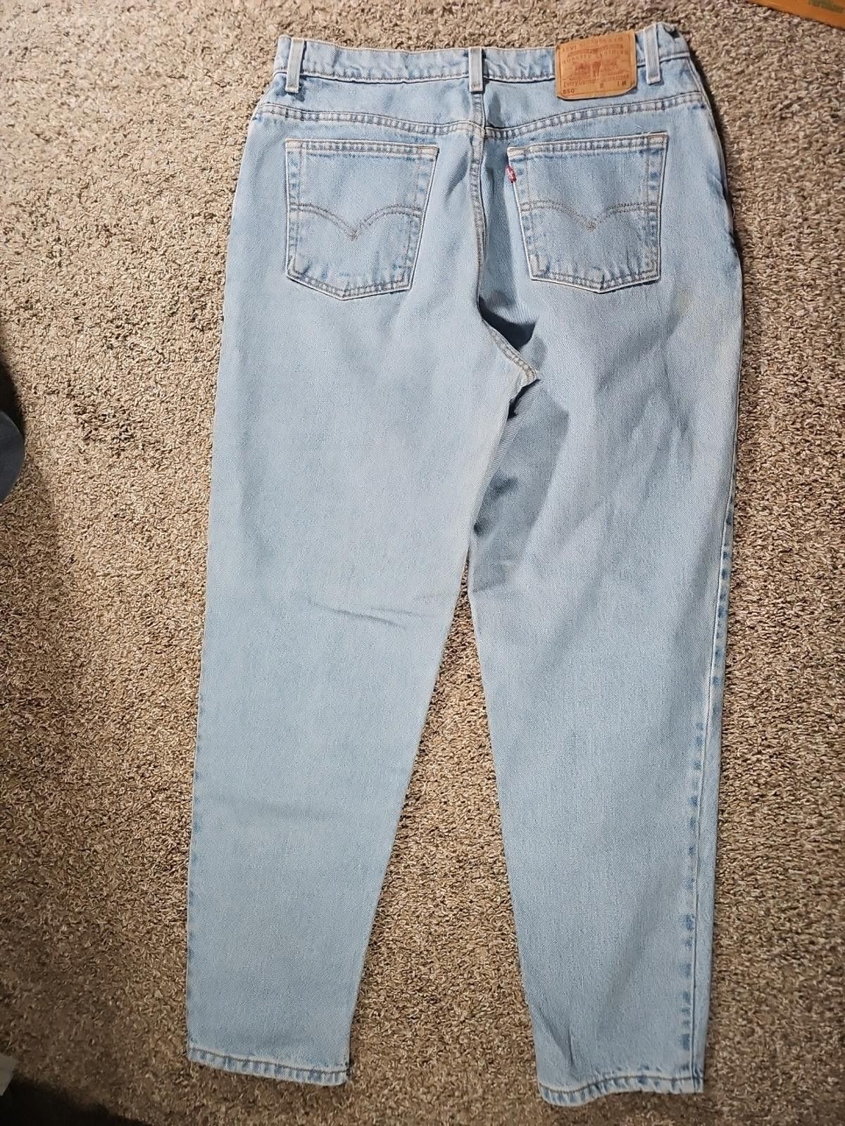 Levi's Levis 550 Relaxed Fit Tapered Leg Blue Jeans Size 38" / US 16 / IT 52 - 5 Thumbnail