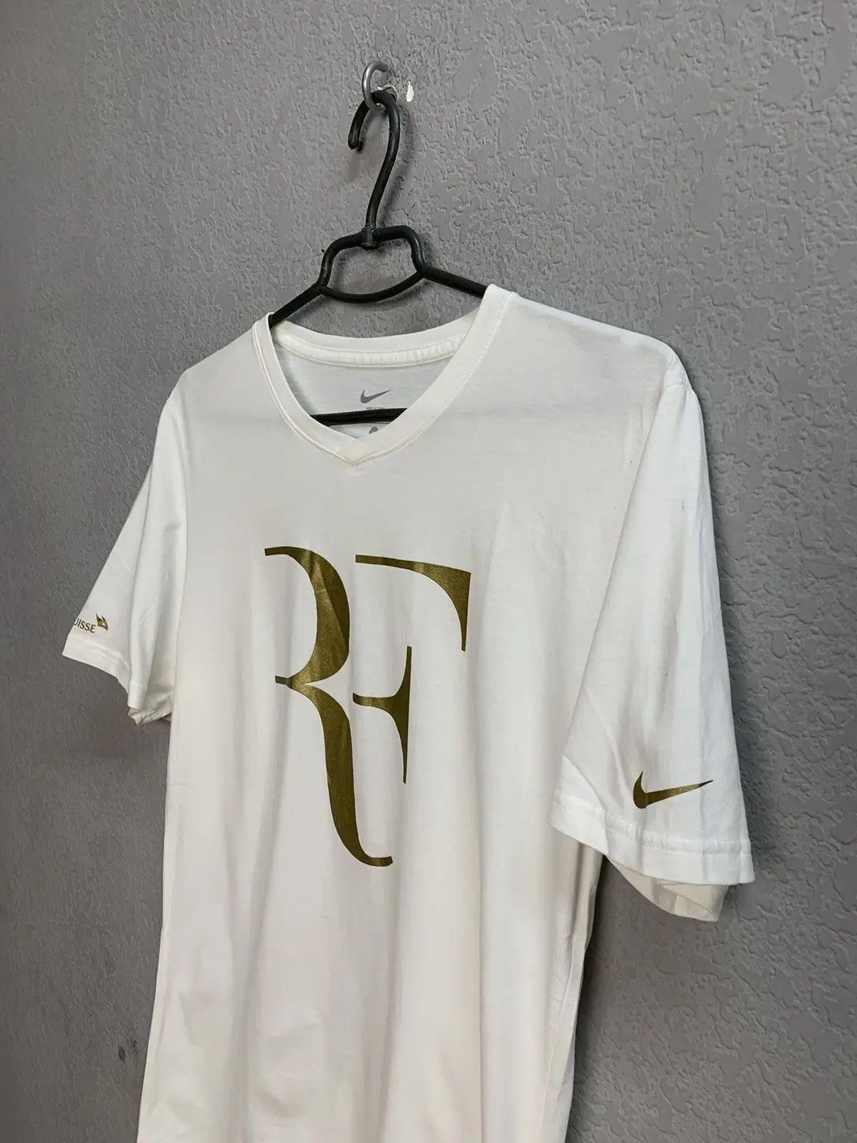 Nike × Vintage Nike Roger Federer RF tennis vintage tee t-shirt size M Y2K Size US S / EU 44-46 / 1 - 3 Thumbnail
