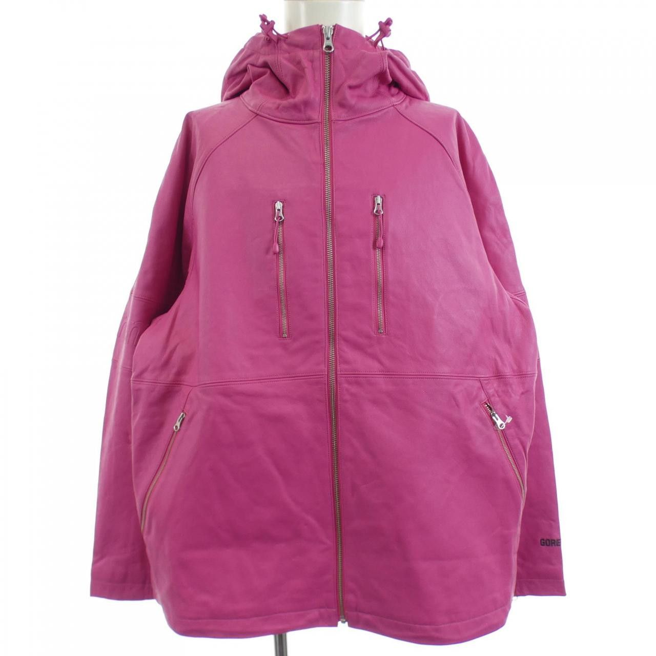 Supreme Supreme Supreme GORE-TEX Leather Jacket Leather Outerwear GORE-TEX DUTY FREE for USA Size ONE SIZE - 1 Thumbnail