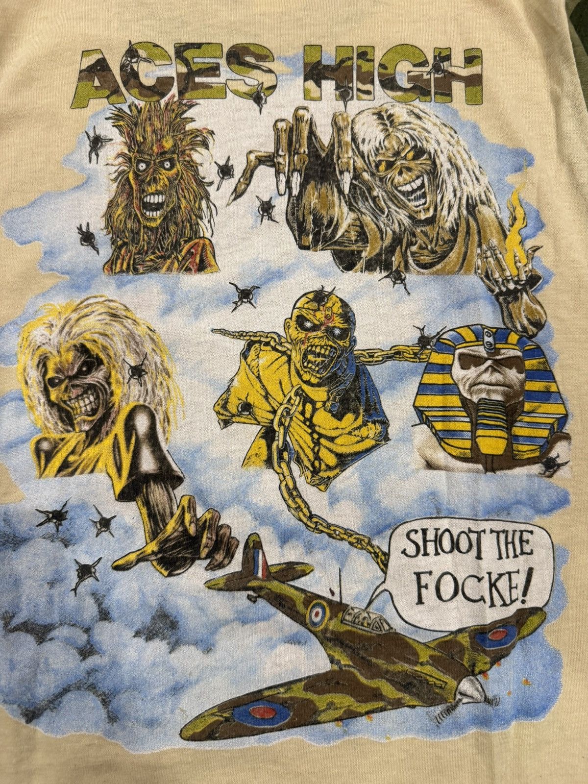 Iron Maiden Vintage 1984 Iron Maiden Tshirt Band Tee Size US S / EU 44-46 / 1 - 12 Thumbnail