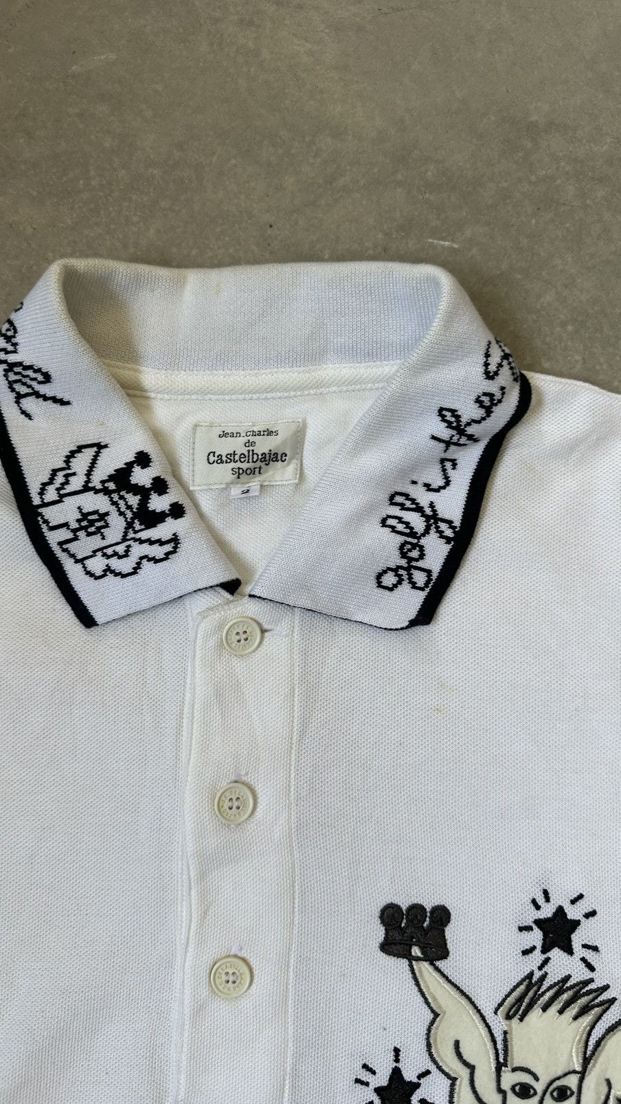 Vintage VINTAGE CASTELBAJAC POLO LONG SLEEVE TEE Size US M / EU 48-50 / 2 - 4 Thumbnail