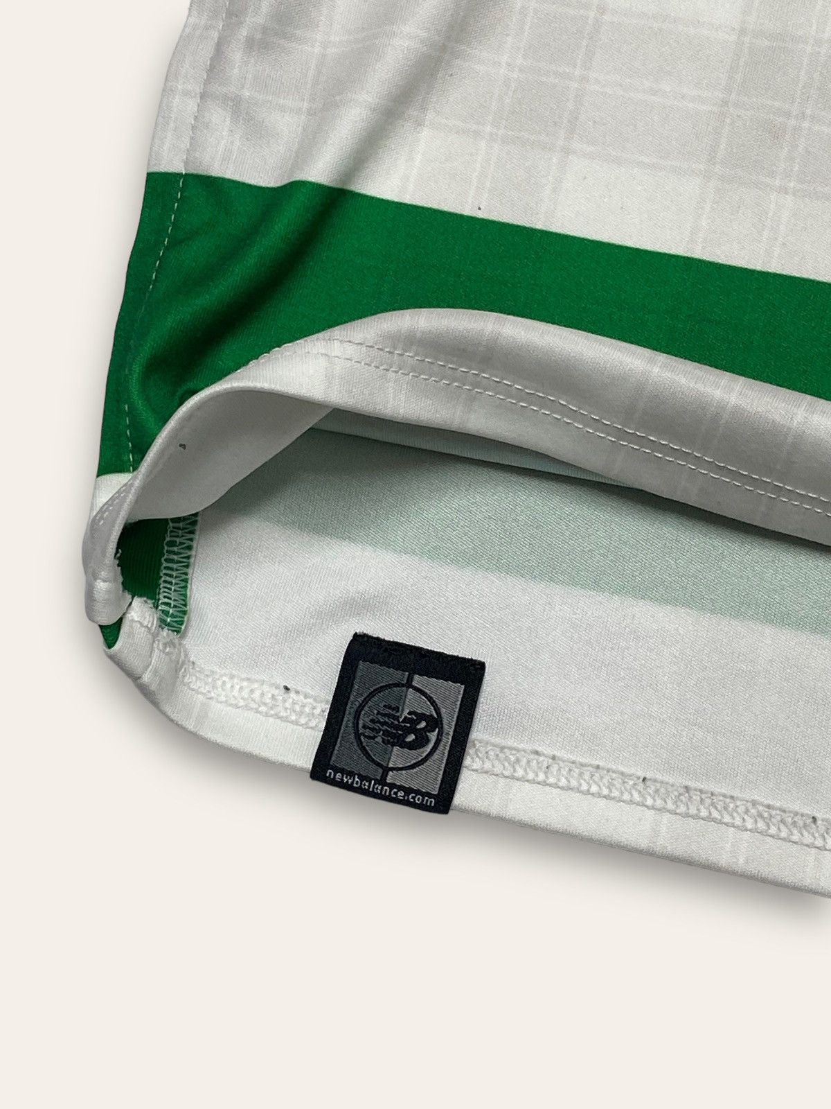 New Balance Vintage CELTICS FC NEW BALANCE GREEN WHITE STRIPED JERSEY Size US L / EU 52-54 / 3 - 6 Thumbnail