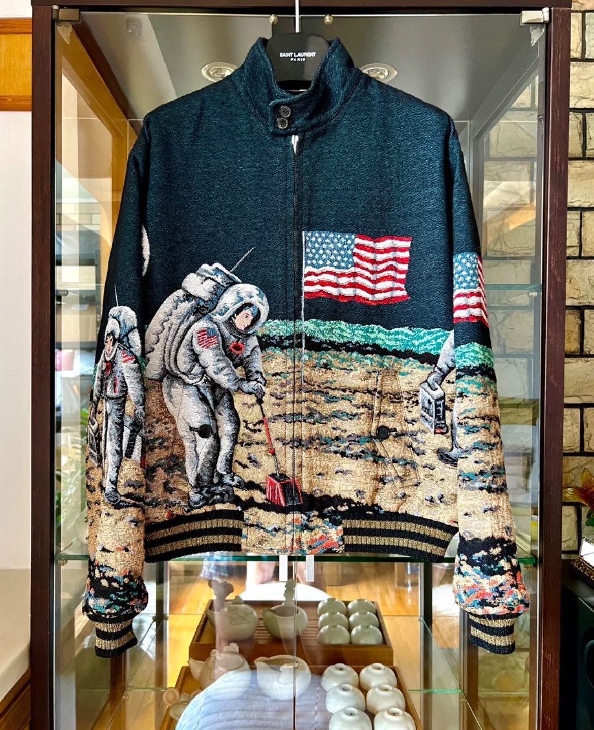 Saint Laurent Paris Saint laurent slp 16ss catwalk astronaut jacket DMC Grailed