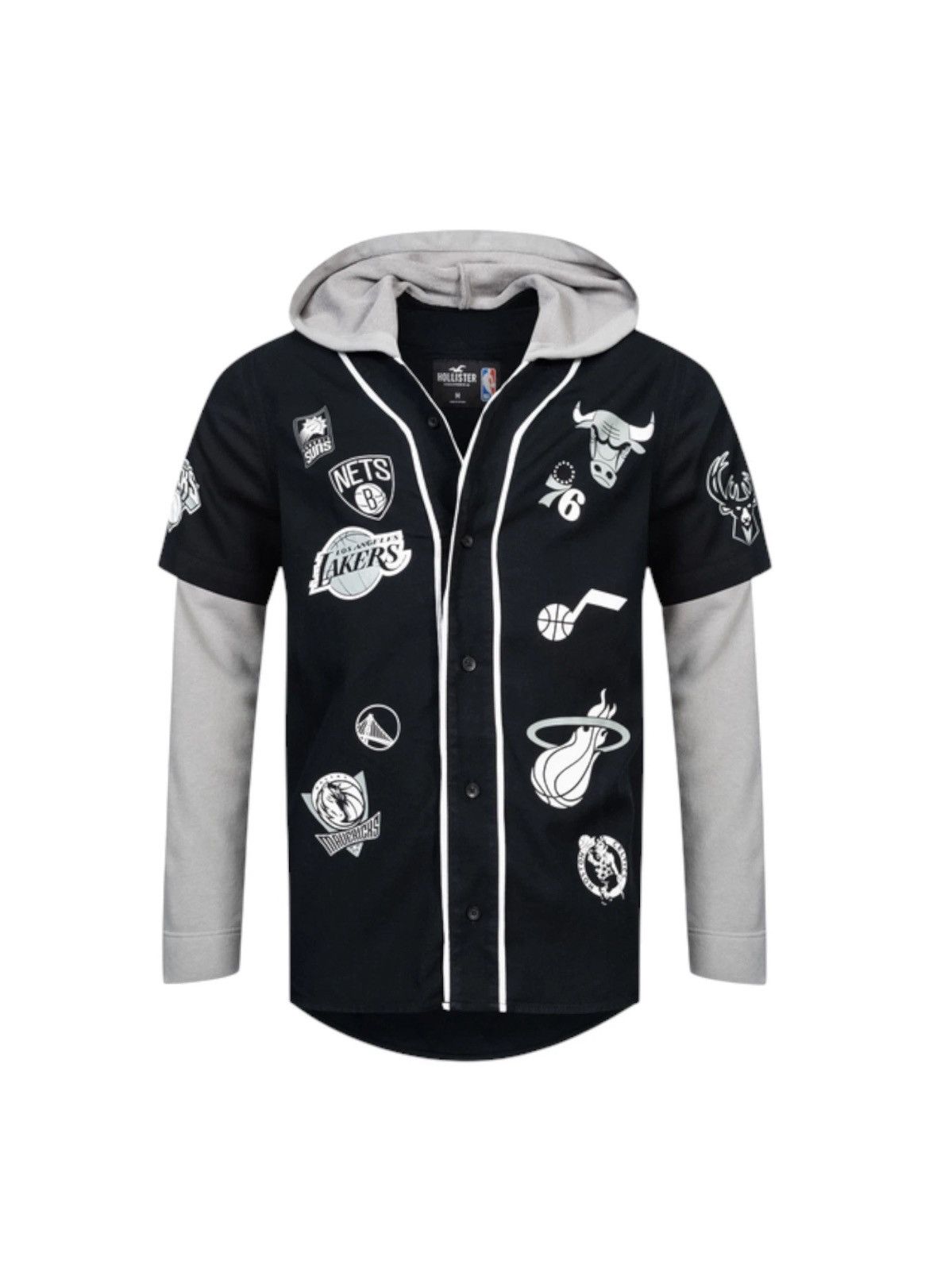 Hollister Hoodie Hollister x NBA Multi Logo size XL Size US XL / EU 56 / 4 - 1 Thumbnail