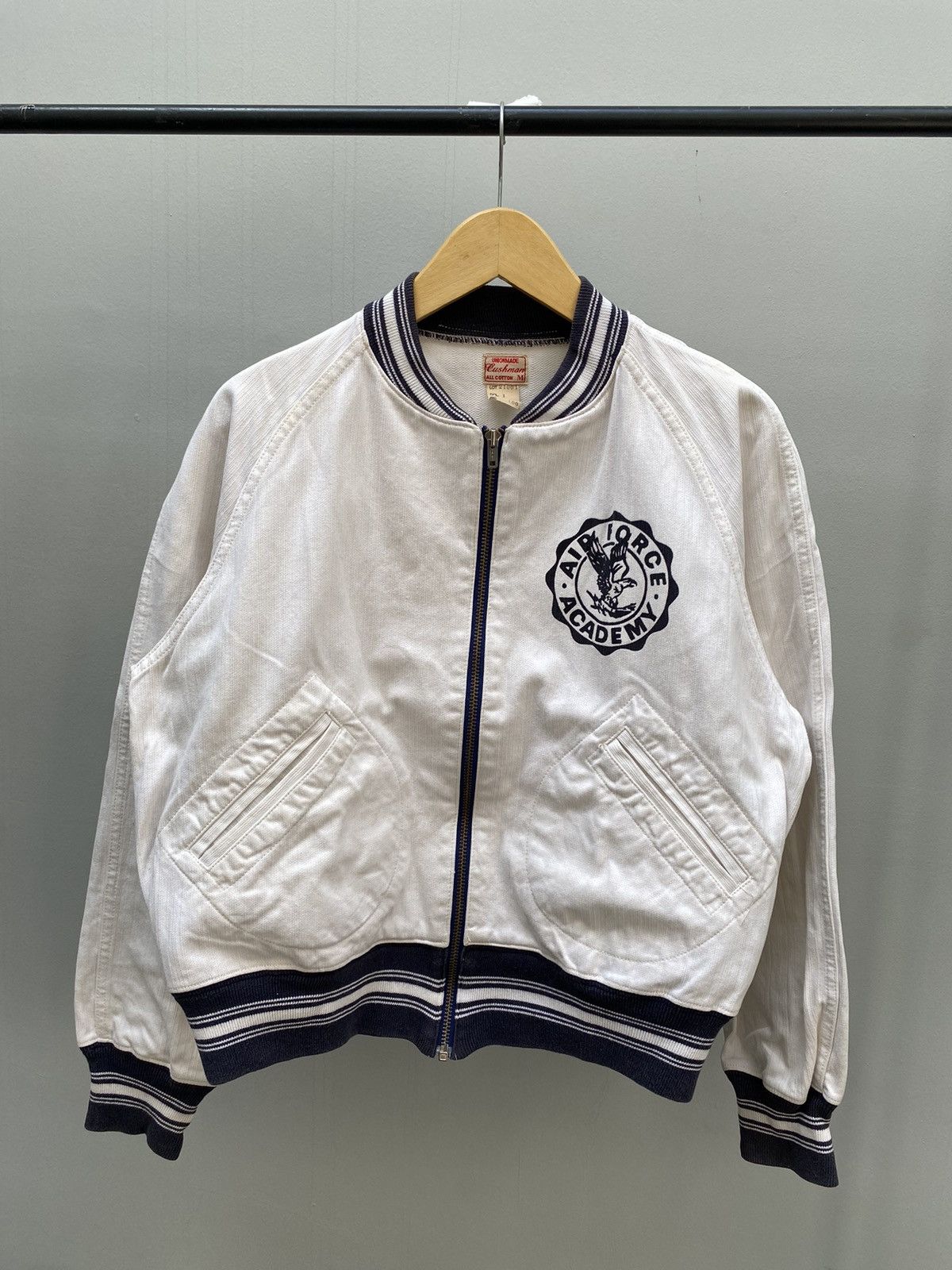 Toyo Enterprises Vintage Cushman Air Force Academy Canvas Bomber Jacket Size US M / EU 48-50 / 2 - 1 Thumbnail