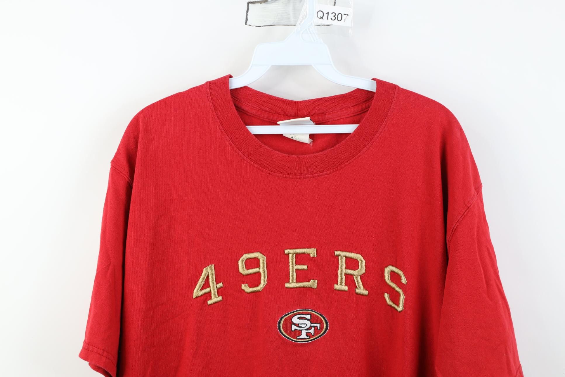 Vintage Vintage Y2K 2002 NFL San Francisco 49ers Football T-Shirt Size US L / EU 52-54 / 3 - 2 Thumbnail