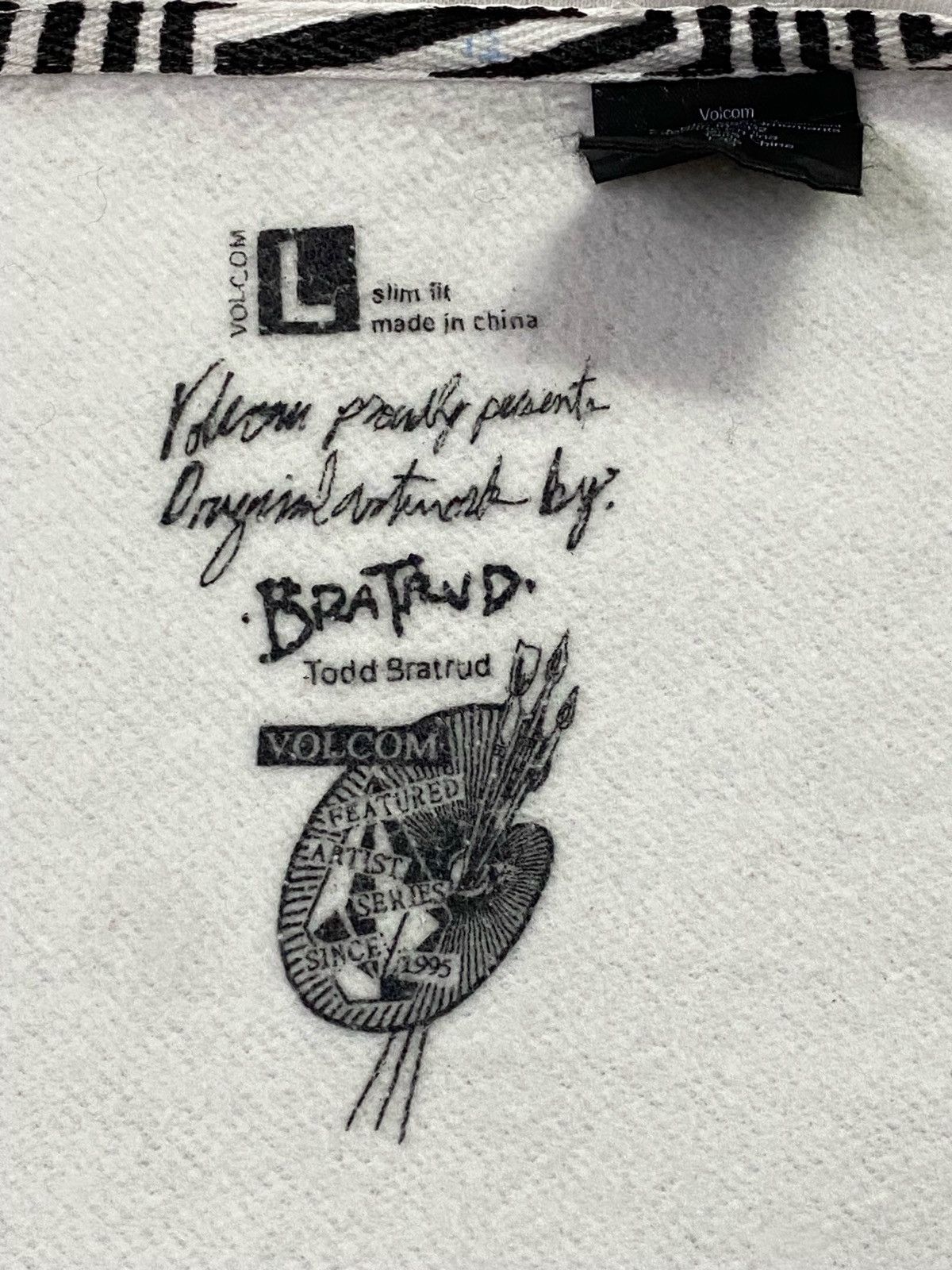 Todd Bratrud × Volcom Rare🔥Volcom X Todd Bratrud Fingers Hoodie Size US L / EU 52-54 / 3 - 9 Thumbnail