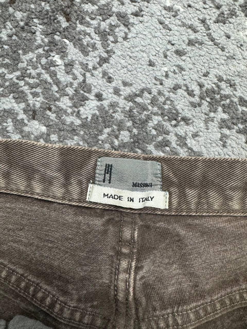 Missoni Vintage y2k Missoni Brown Denim Luxury Pants Size US 32 / EU 48 - 6 Thumbnail