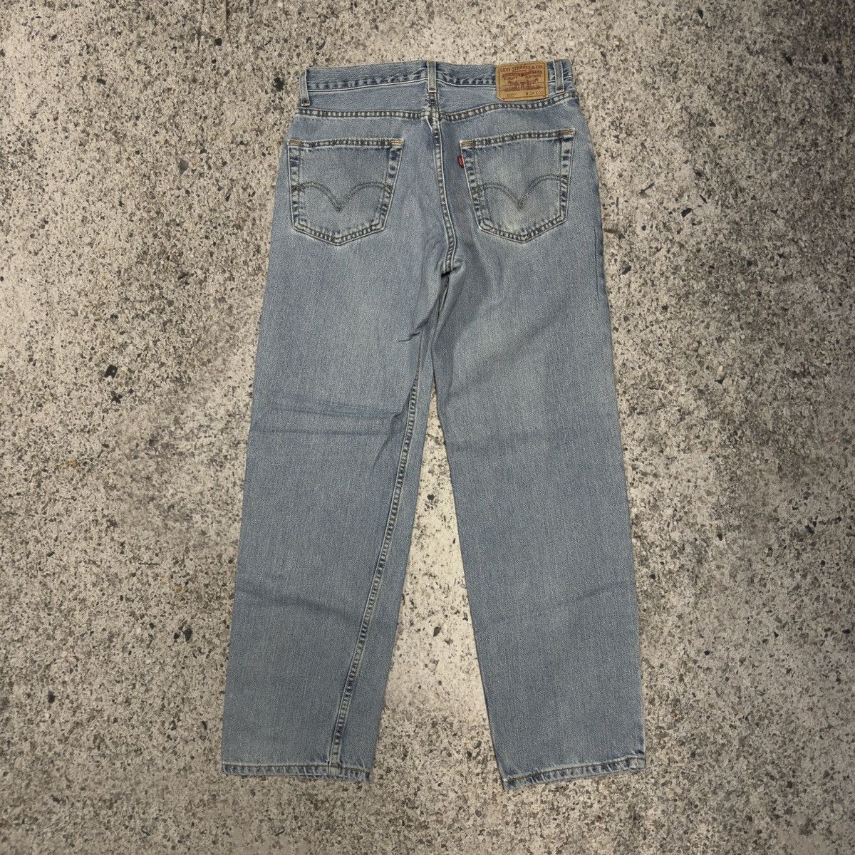 Levi's Vintage Levi’s 550 Relaxed Fit Made in USA Denim Jeans Size US 34 / EU 50 - 2 Thumbnail