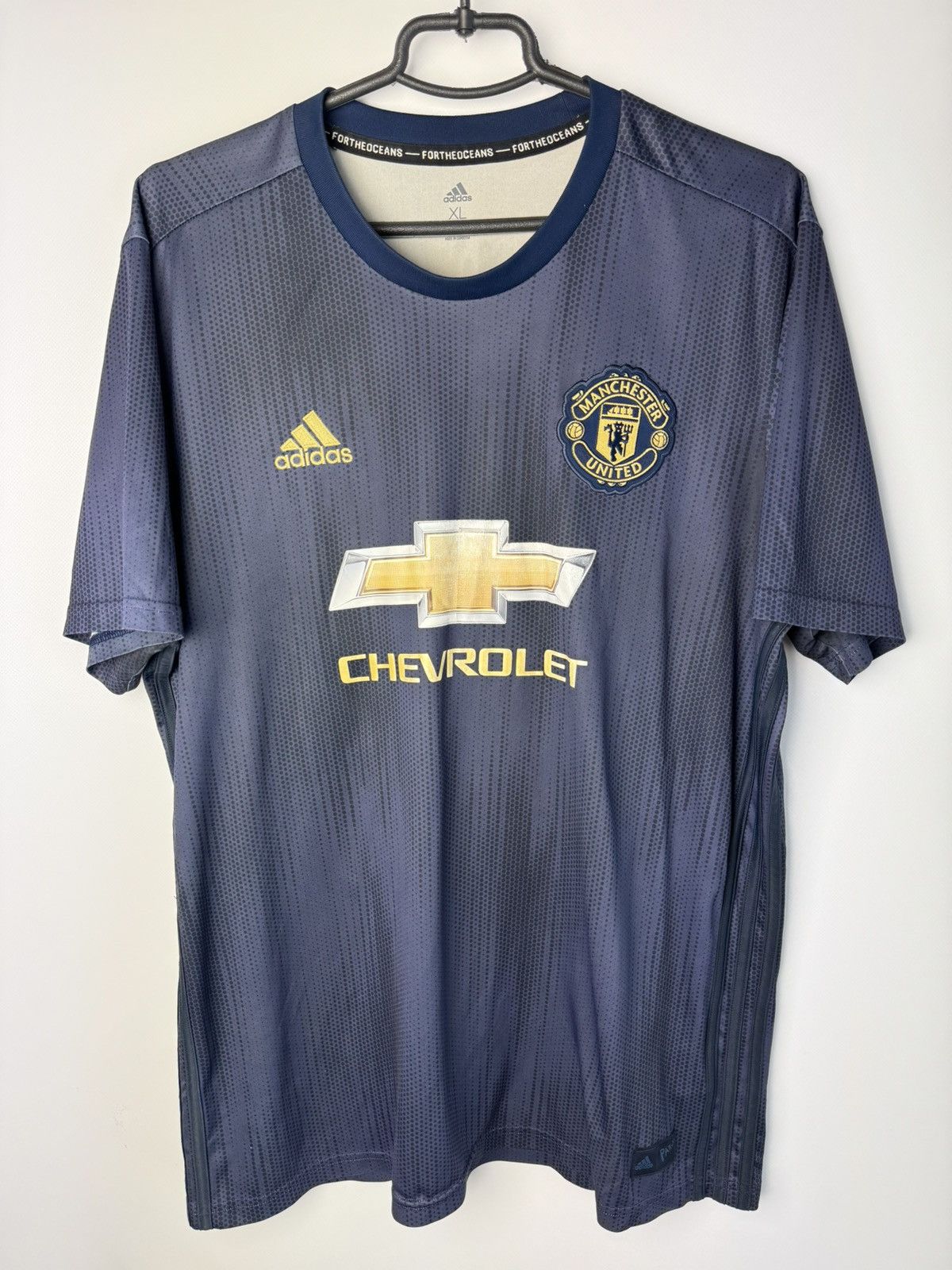 Adidas Manchester United 2018 2019 Third Shirt Soccer Jersey Adidas Size US XL / EU 56 / 4 - 1 Thumbnail