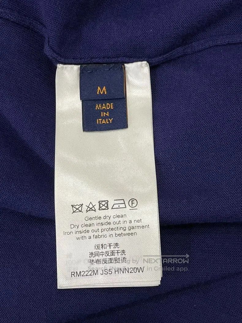 Louis Vuitton Louis Vuitton Blue Printed Knit T-shirt. Size US M / EU 48-50 / 2 - 5 Thumbnail