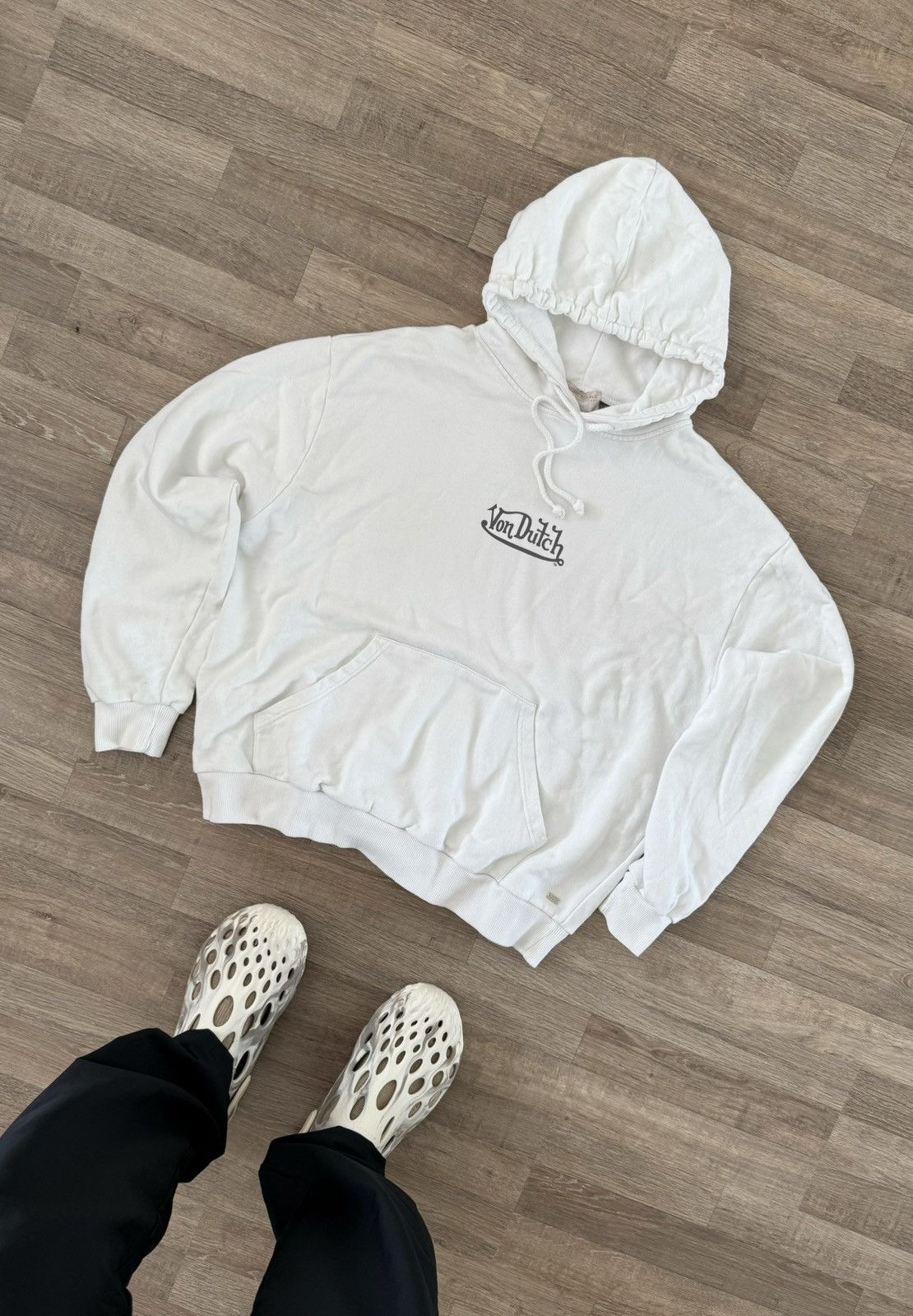 Von Dutch Von Dutch Y2K Baggy Big Logo x Pull Bear Oversize Sk8 Hoodie Size US S / EU 44-46 / 1 - 2 Thumbnail