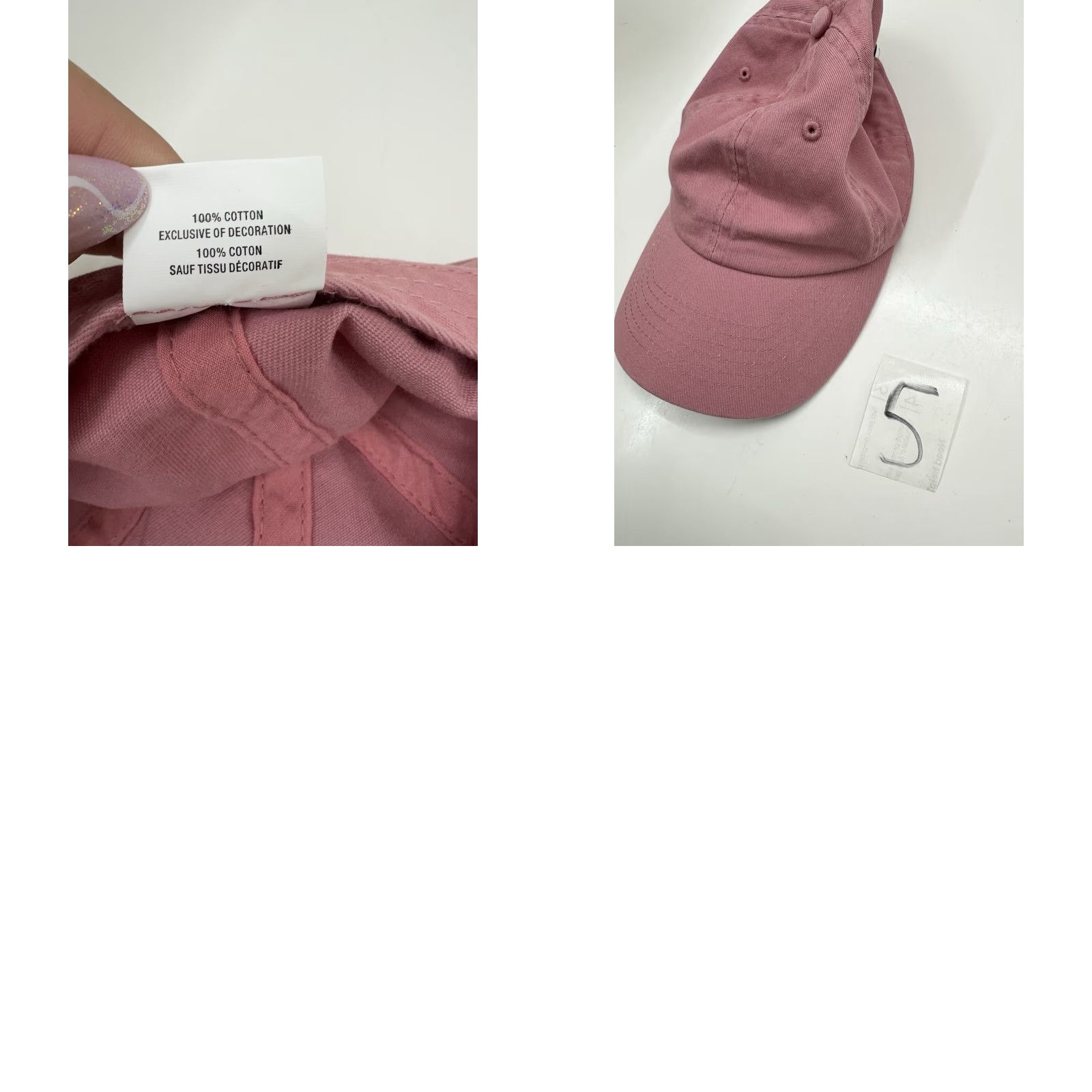 Prince Prince & Fox Womens Baseball Hat Pink Logo Embroidered Adjustable Hat Size ONE SIZE - 8 Thumbnail