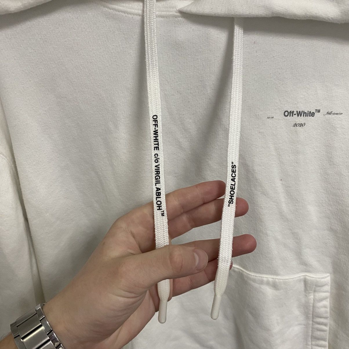 Off-White Off White Unfinished Arrows Hoodie Big Logo Size L Size US L / EU 52-54 / 3 - 8 Thumbnail