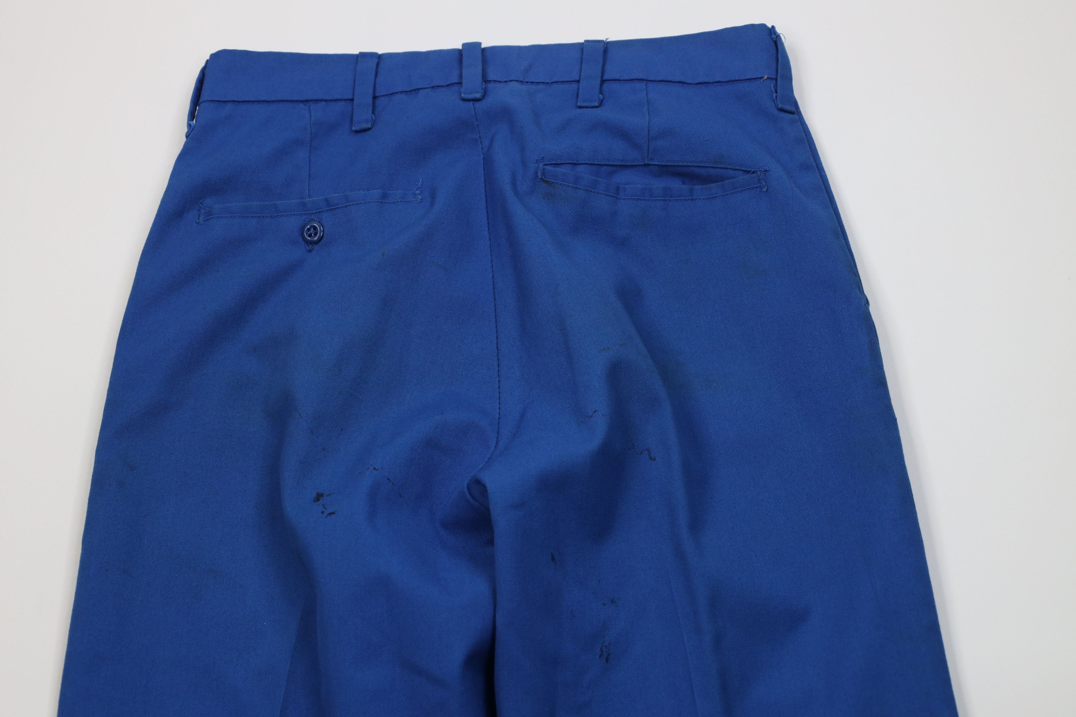 Vintage Vintage 70s 80s Streetwear Workwear Trousers Pants Blue USA Size US 30 / EU 46 - 12 Thumbnail