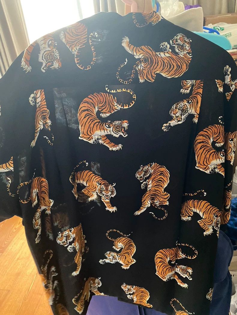 Wacko Maria wacko maria Black Tiger short-sleeved shirt Size US L / EU 52-54 / 3 - 2 Thumbnail