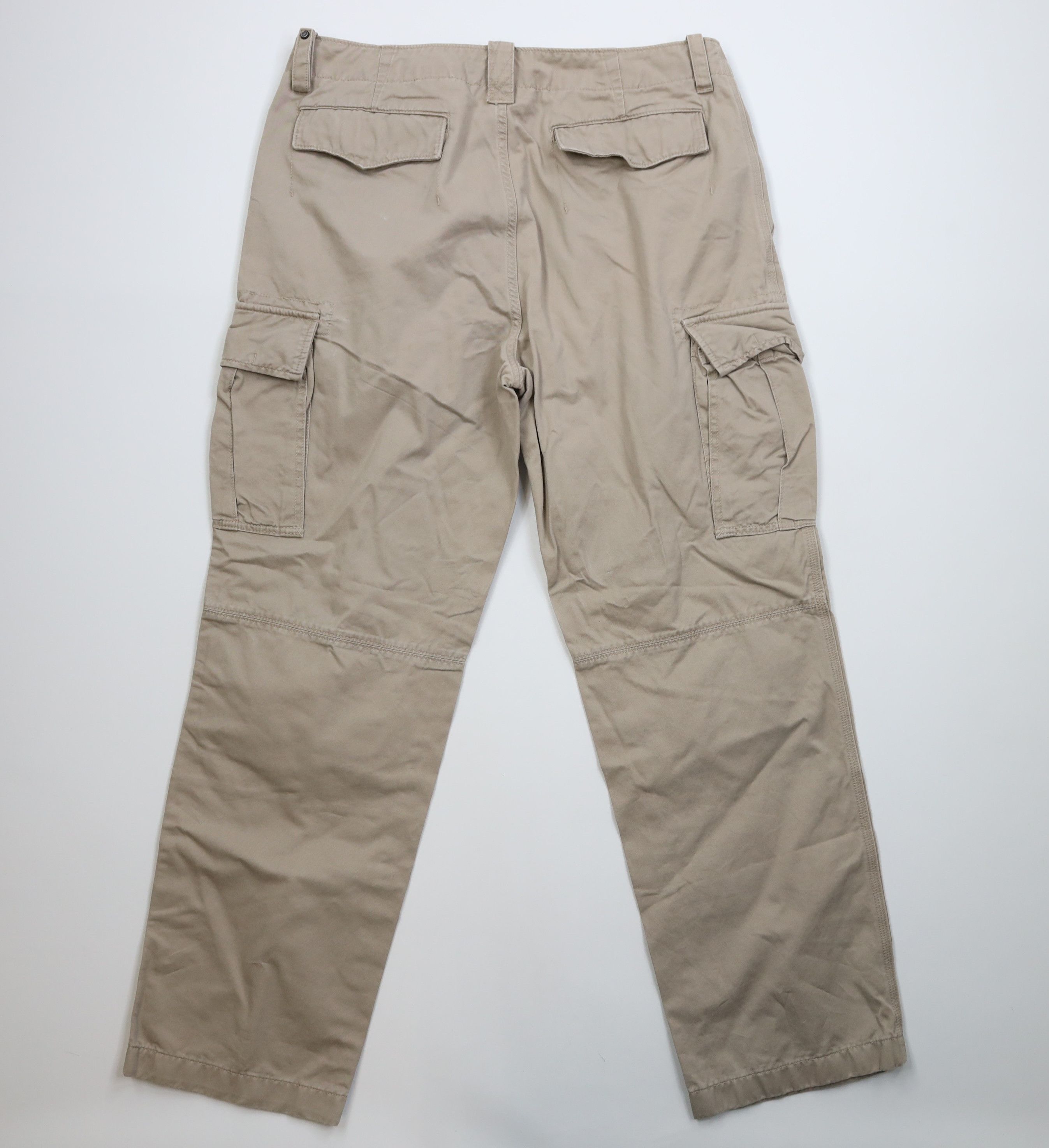 Nautica Vintage 90s Y2K Nautica Wide Leg Cargo Pants Beige Cotton Size US 36 / EU 52 - 11 Thumbnail
