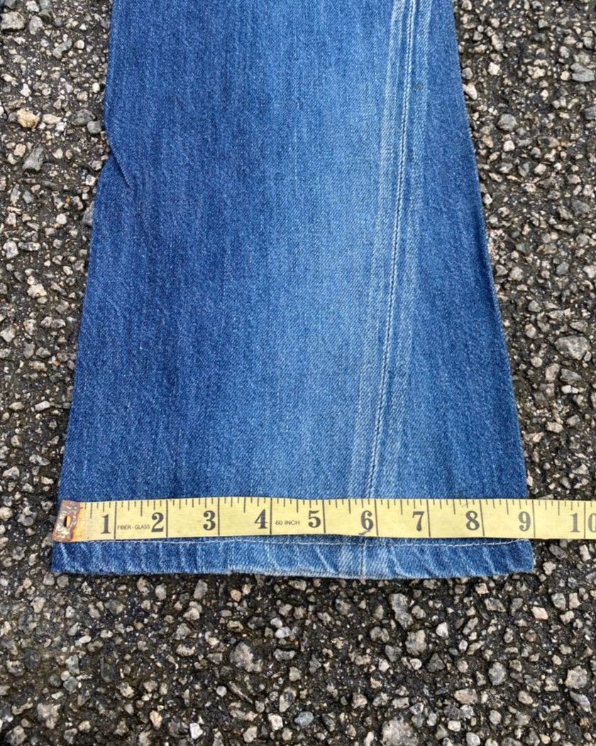 Edwin 💥FLARE 💥VINTAGE EDWIN BLUE TRIP DISTRESSED DENIM Size US 34 / EU 50 - 6 Thumbnail