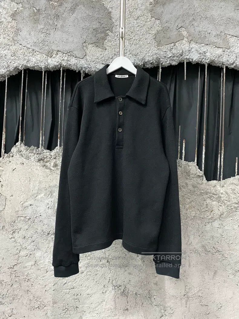 Our Legacy Our Legacy Wool Polo long-sleeve Size US S / EU 44-46 / 1 - 1 Thumbnail