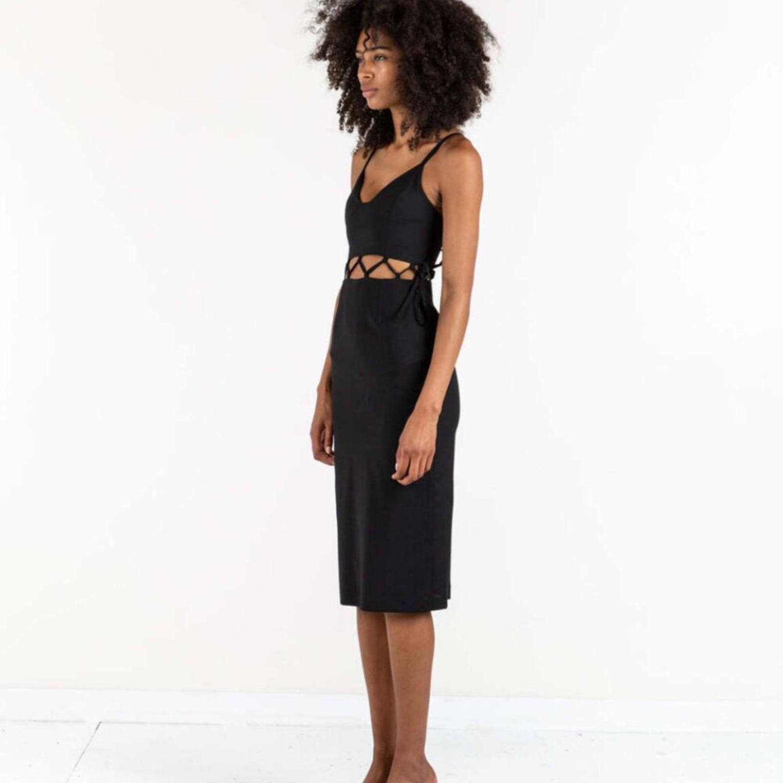 Paloma Wool Paloma Wool Cut Out Pin Stripe Axel Three in One Midi Dress Size XS / US 0-2 / IT 36-38 - 4 Thumbnail