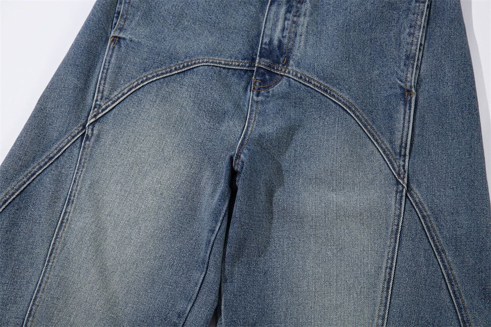 Japanese Brand × Jean Loose trendy wide-leg versatile scimitar jeans Size US 32 / EU 48 - 6 Thumbnail