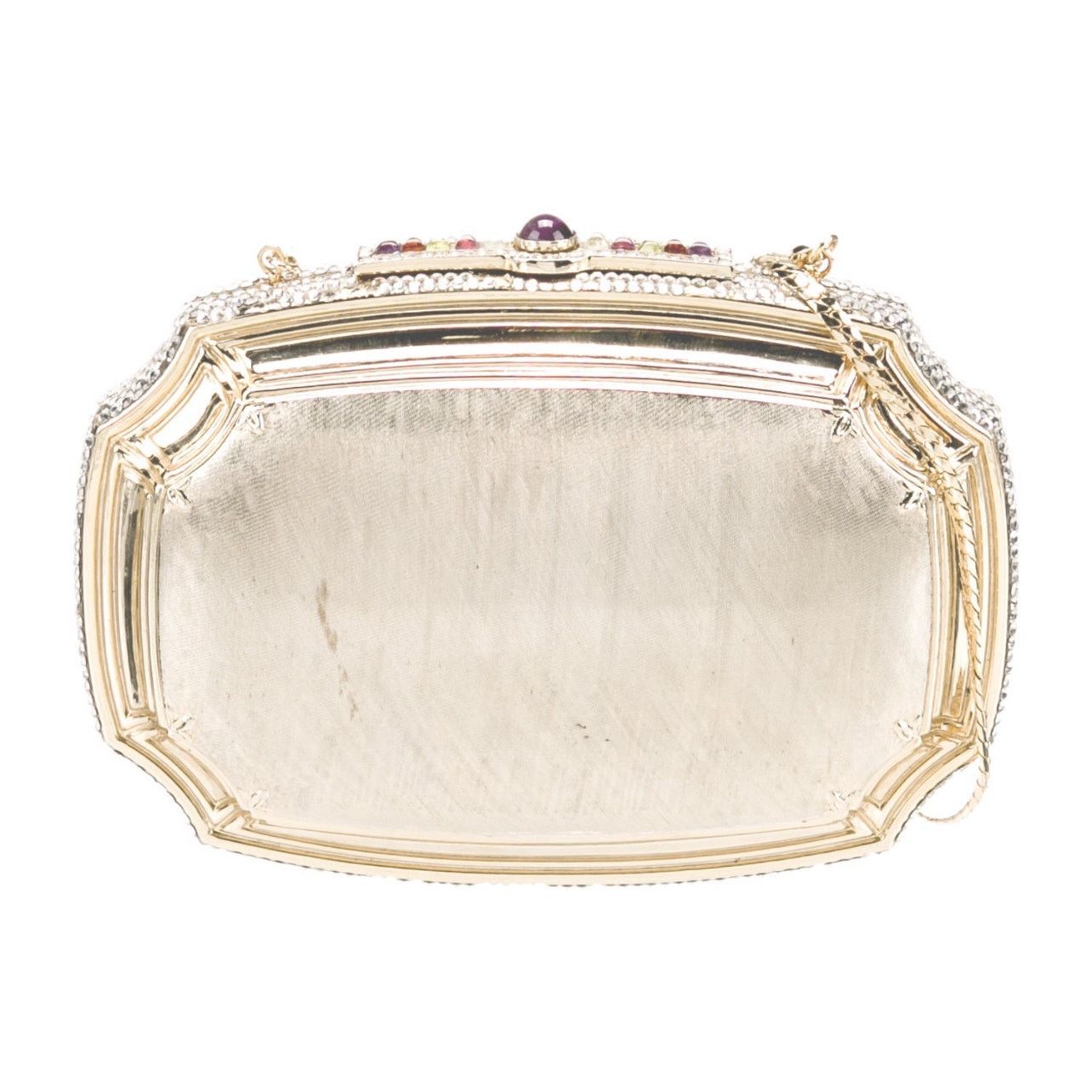 Judith Leiber Judith Leiber Convertible Minaudière with Gemstone & Crystal Size ONE SIZE - 9 Thumbnail