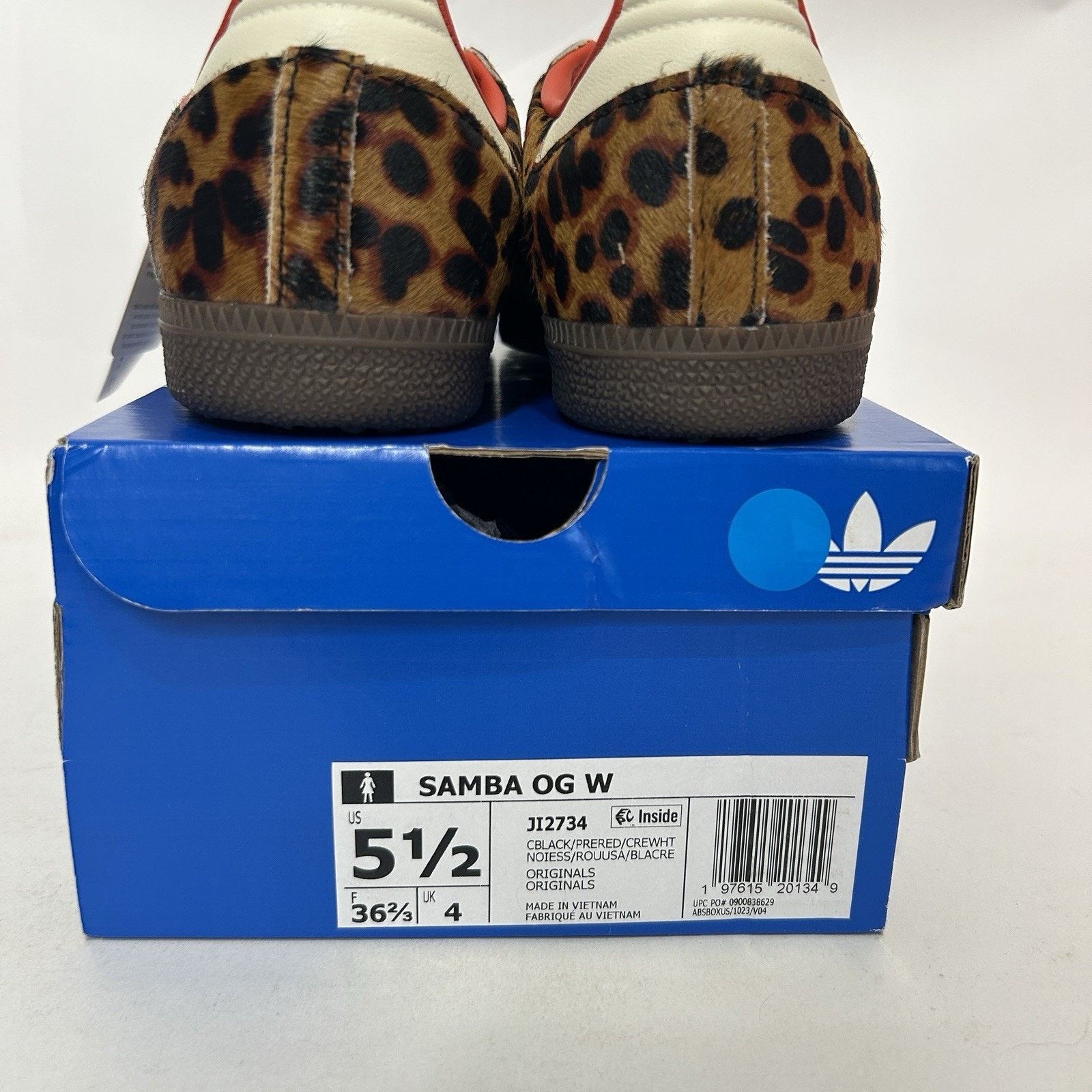 Adidas adidas Samba OG WMNS Leopard - “Preloved Red” JI2734 Size US 5.5 / IT 35.5 - 5 Thumbnail