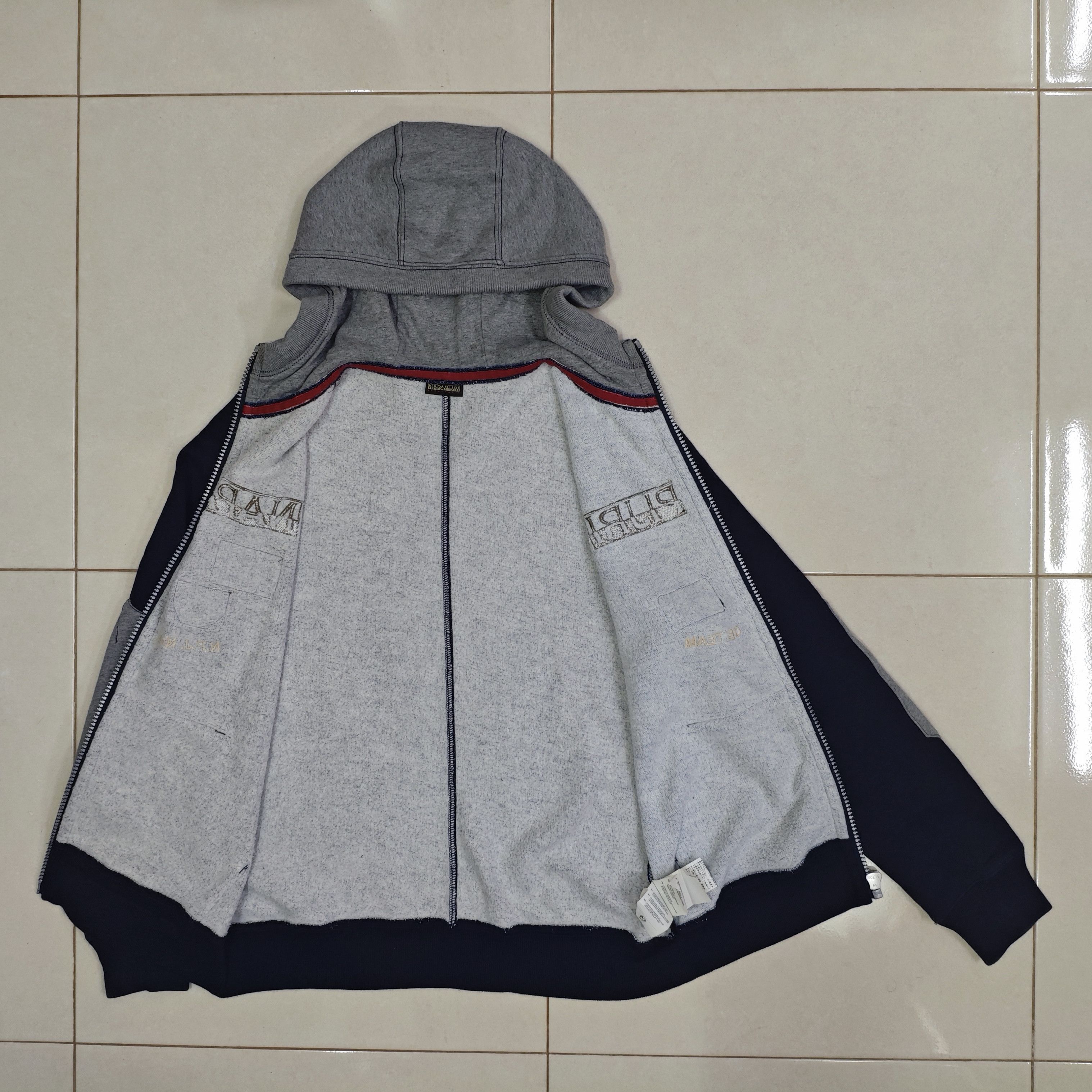 Napapijri NAPAPIJRI Norge Team Colorblock Embroidered Zip Up Hoodie Size US M / EU 48-50 / 2 - 7 Thumbnail