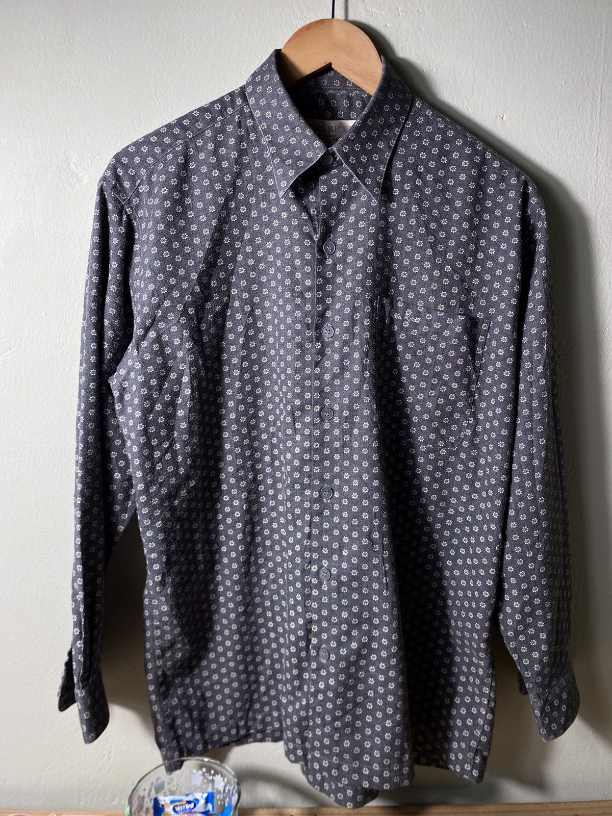 Designer × Other × Vintage Vintage Botton Ups NINA RICCI Full Flowers Size US L / EU 52-54 / 3 - 1 Thumbnail
