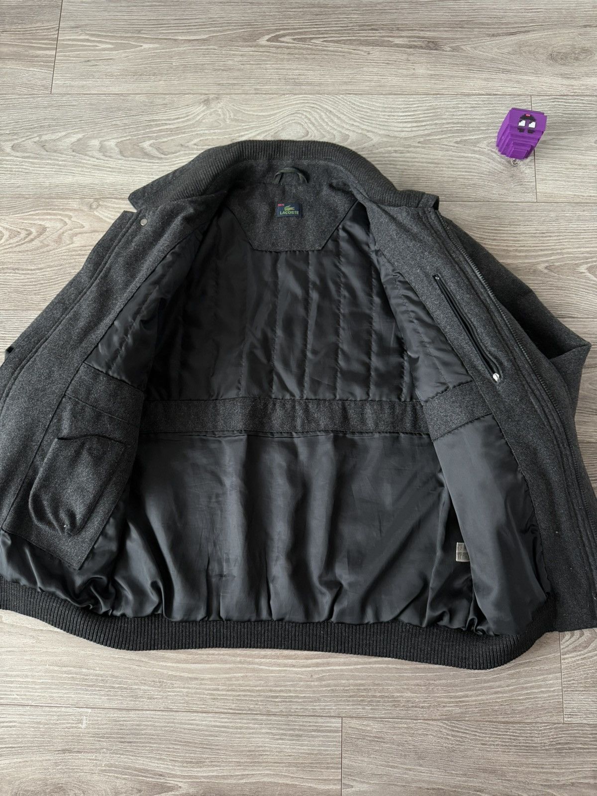 Lacoste Vintage Lacoste Laine Wool Men’s Luxury Coat Insulate Jacket Size US XL / EU 56 / 4 - 18 Thumbnail