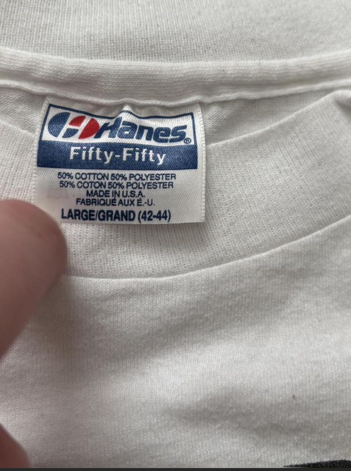 Hanes Vintage 80s #1 Teacher Graphic Tee Size US L / EU 52-54 / 3 - 3 Thumbnail