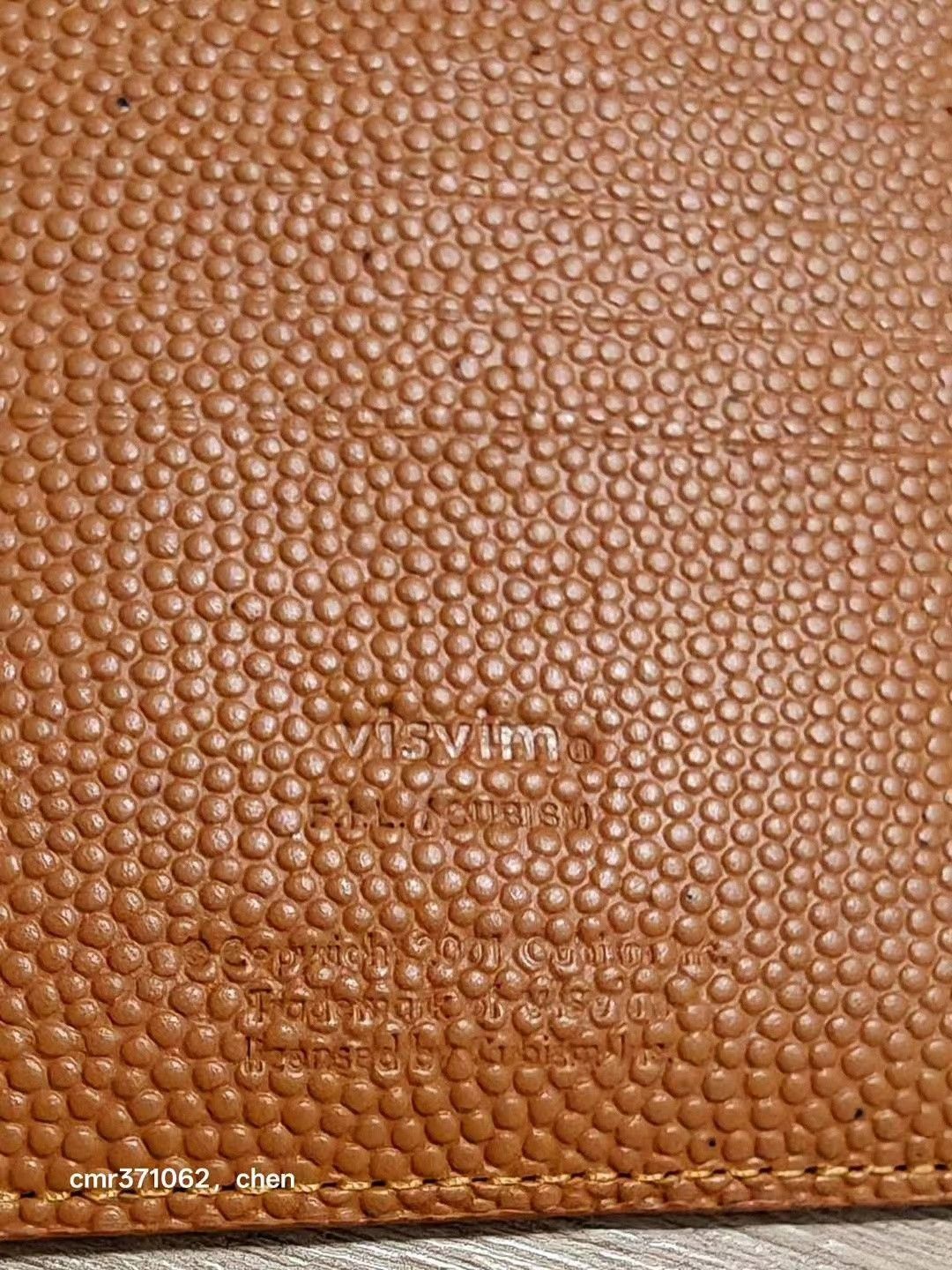 Visvim Sixth man wallet L large basketball leather | Grailed