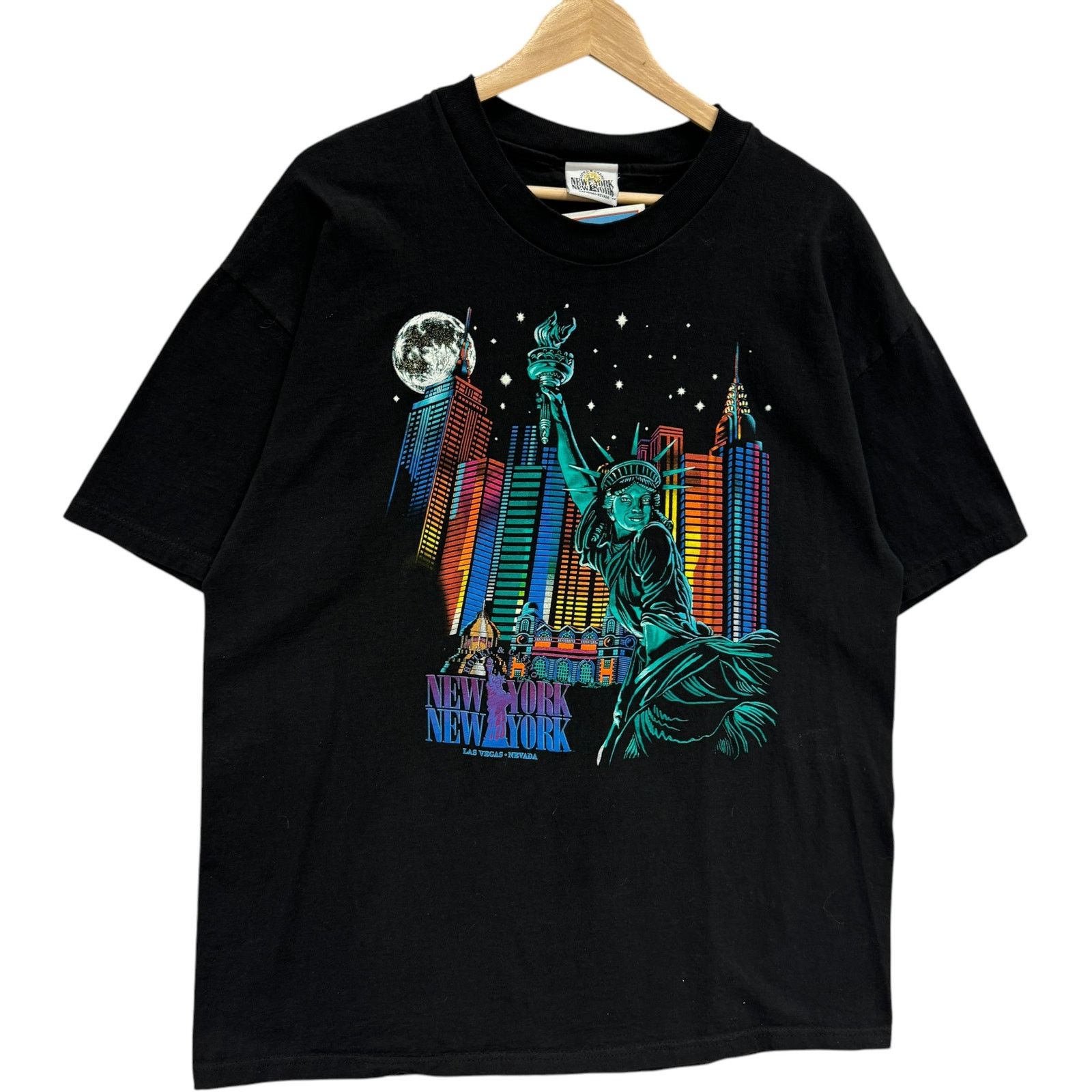 Vintage New York New York Hotel and Casino Souvenir Tee XL