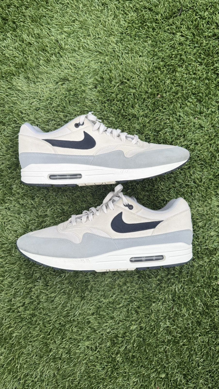 Nike Air Max 'Pure Platinum Dark Obsidian' size 15