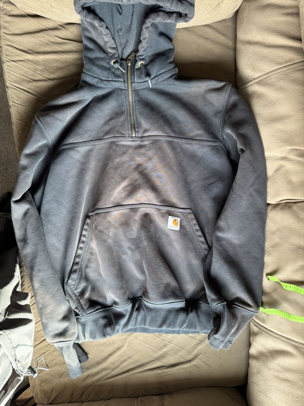 Carhartt × Vintage Sunfaded Carhartt Rain Defender Hoodie Size US L / EU 52-54 / 3 - 4 Thumbnail