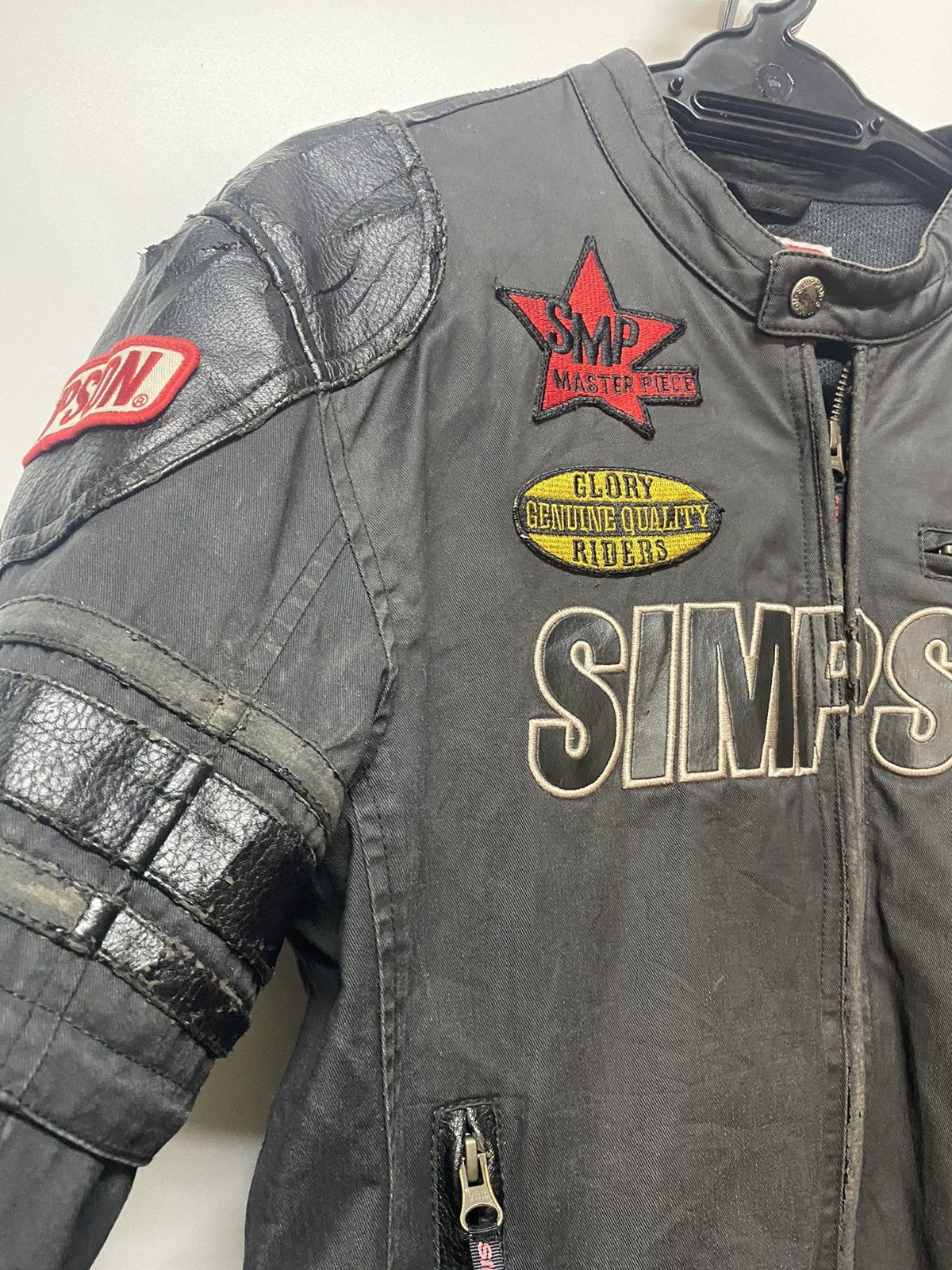 The Simpsons SIMPSON Motorcycle Riders Racer Jacket Patches Size US L / EU 52-54 / 3 - 11 Thumbnail
