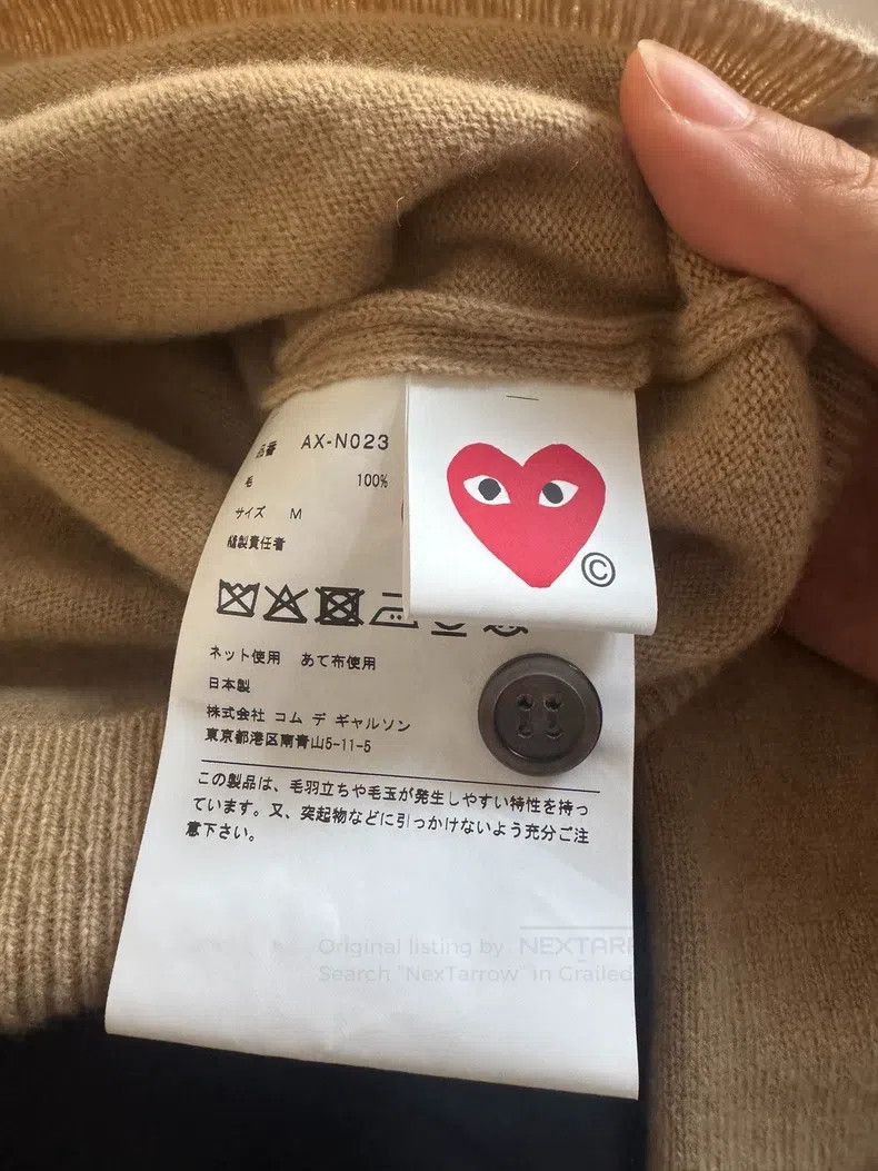 Comme des Garcons Comme Des Garcons Camel Wool Cardigan Size M / US 6-8 / IT 42-44 - 3 Thumbnail