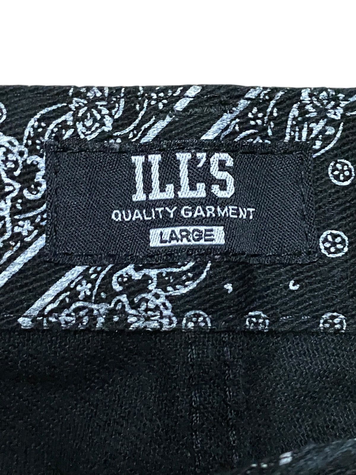 Japanese Brand ILL’S Japan Denim Loudly Voltage Embroidered Baggy Jeans Size US 34 / EU 50 - 19 Thumbnail