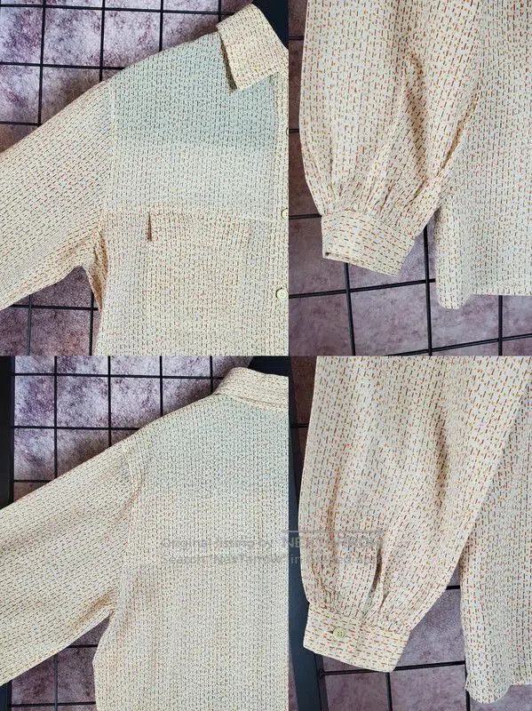 Dior Dior Long Sleeve Beige Cotton Floral Shirt . Size L / US 10 / IT 46 - 6 Thumbnail